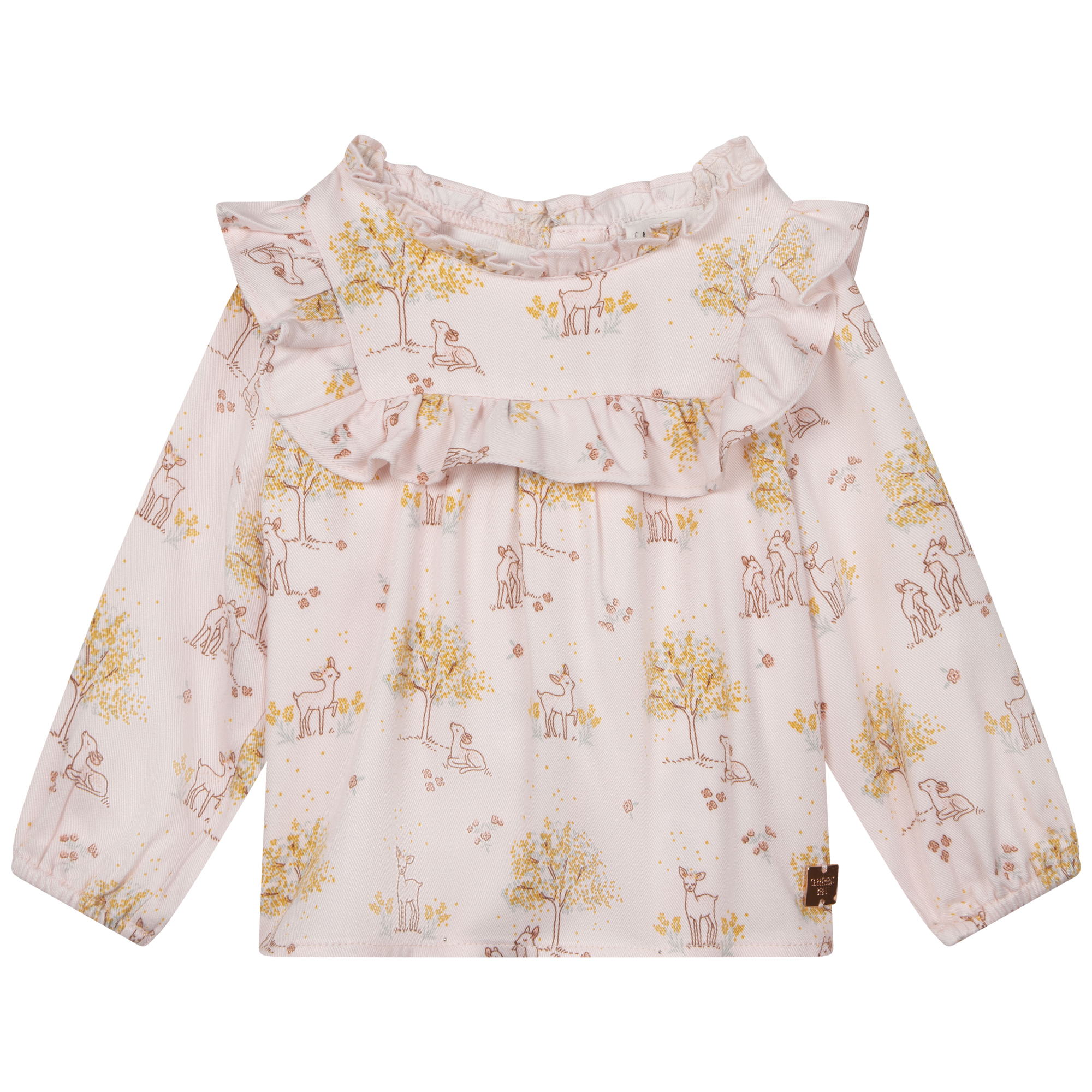 Printed serge blouse CARREMENT BEAU for GIRL