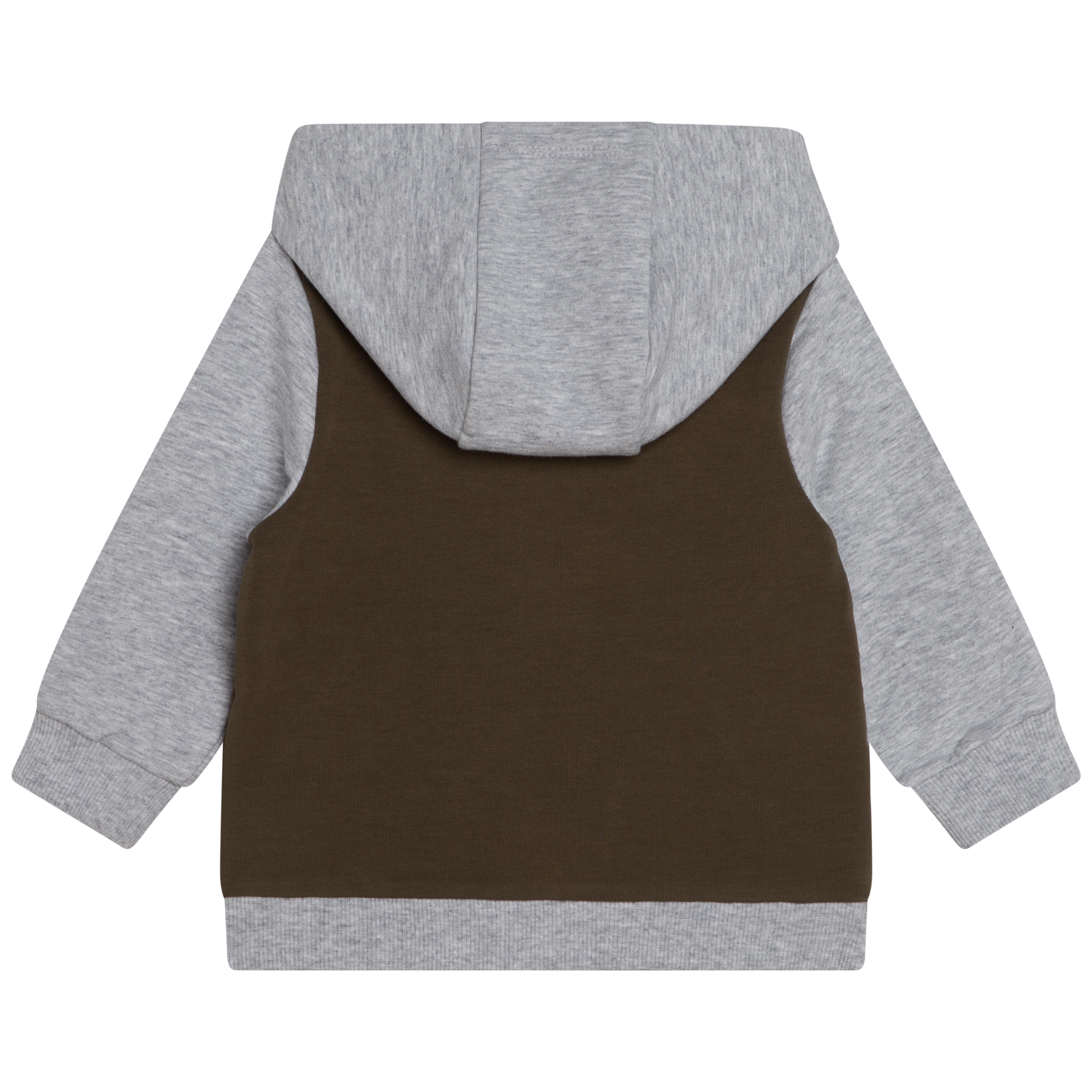 Two-tone hooded cardigan CARREMENT BEAU for BOY