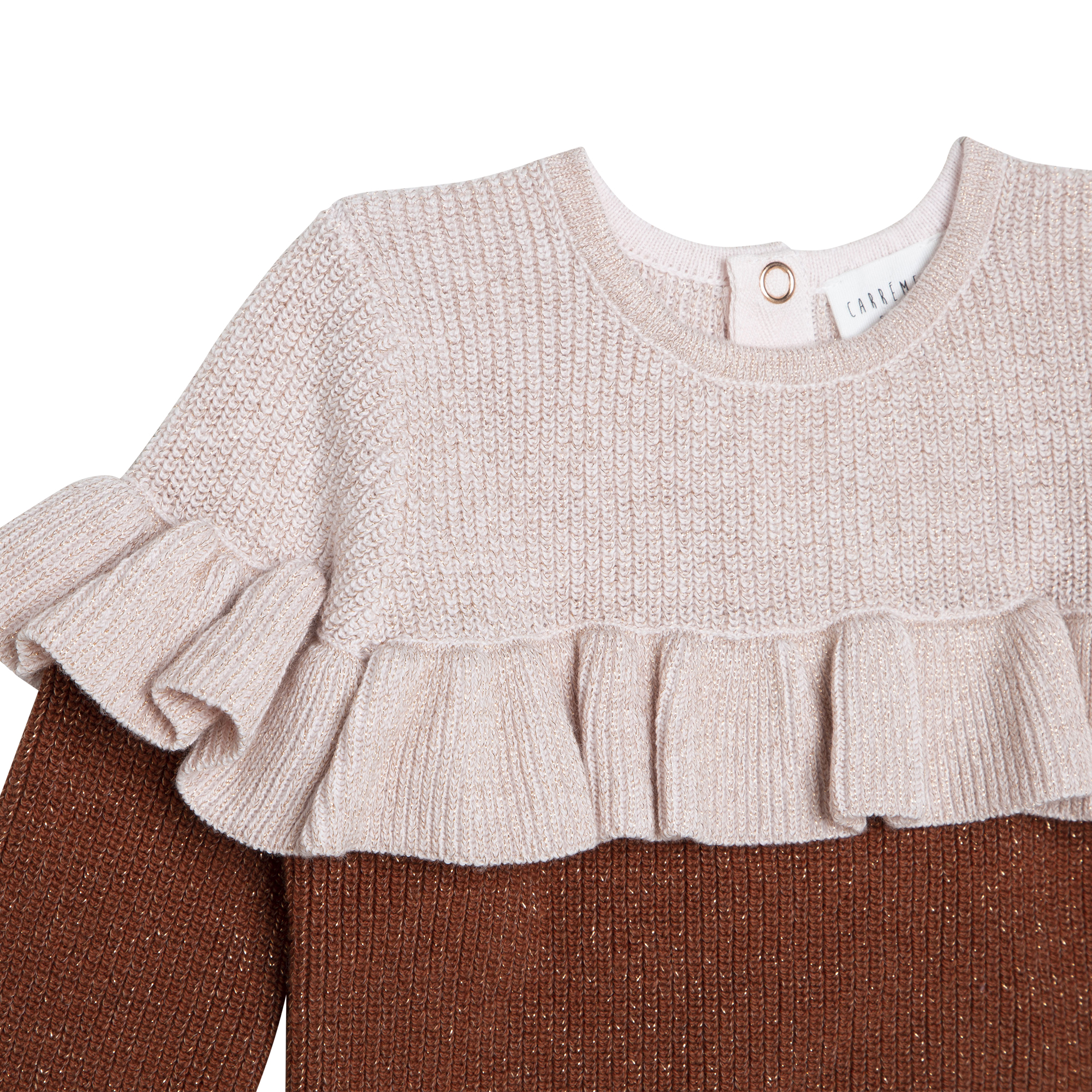 Cotton and wool knitted jumper CARREMENT BEAU for GIRL