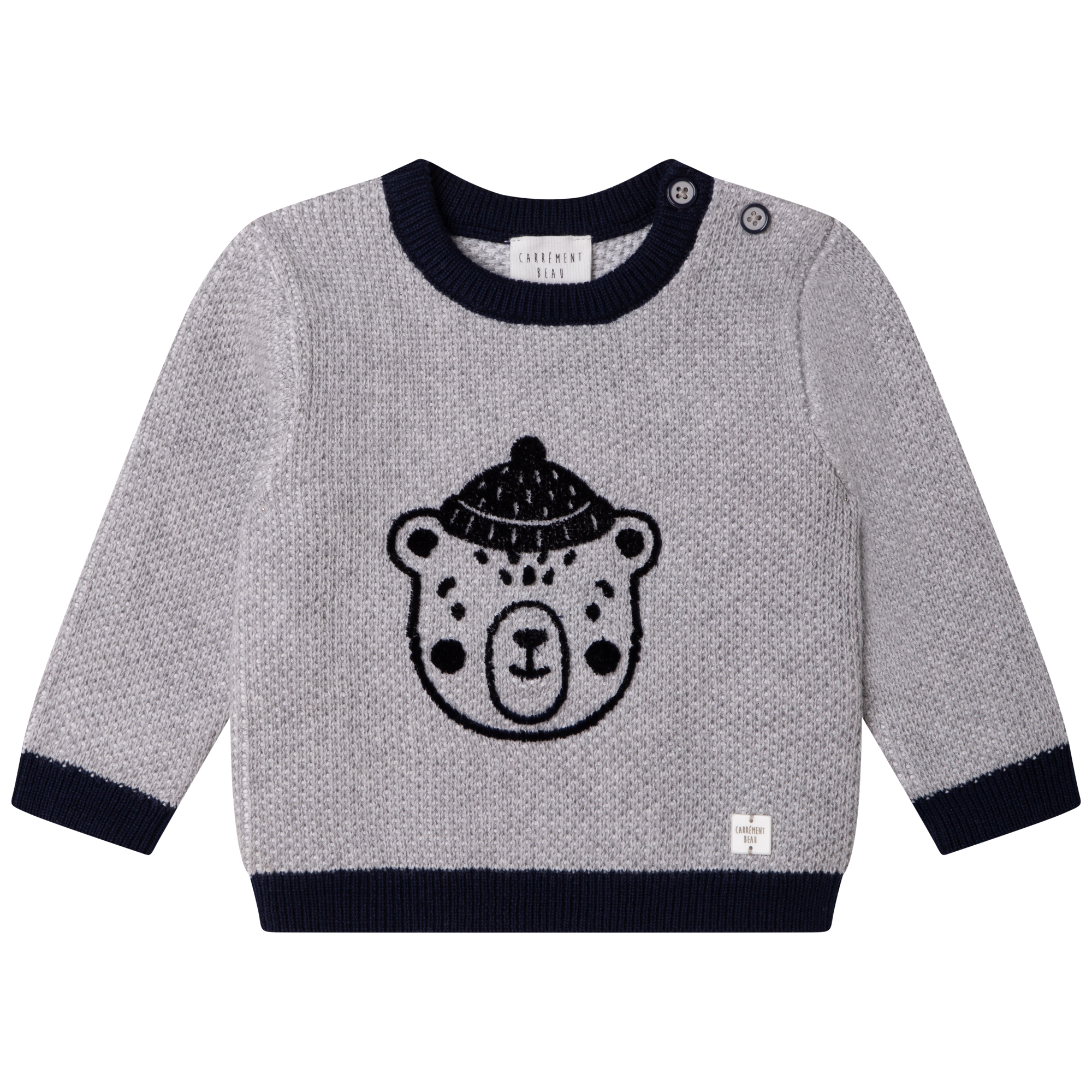 Cotton and wool jumper CARREMENT BEAU for BOY