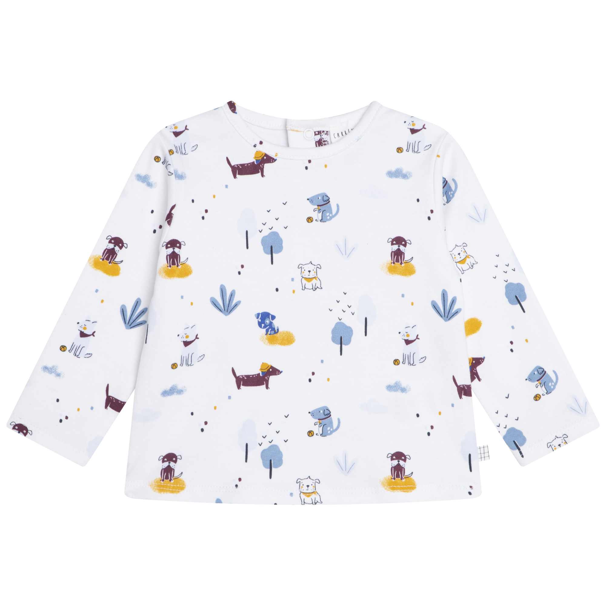 Patterned cotton T-shirt CARREMENT BEAU for BOY