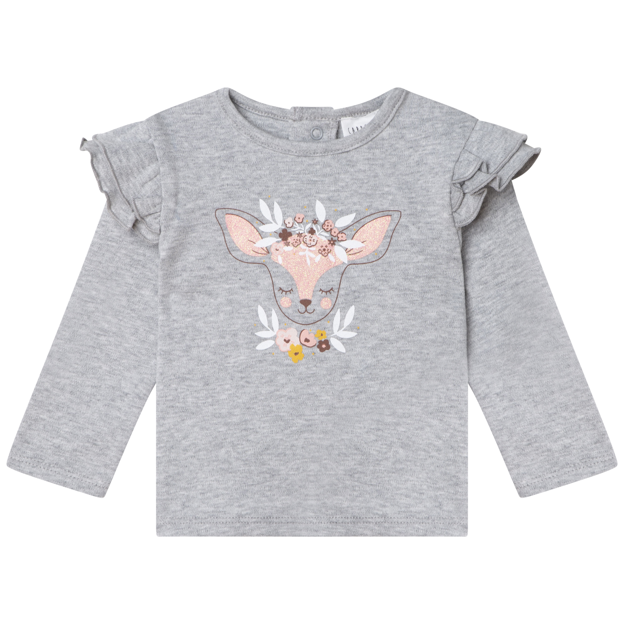 Long-sleeved cotton T-shirt CARREMENT BEAU for GIRL