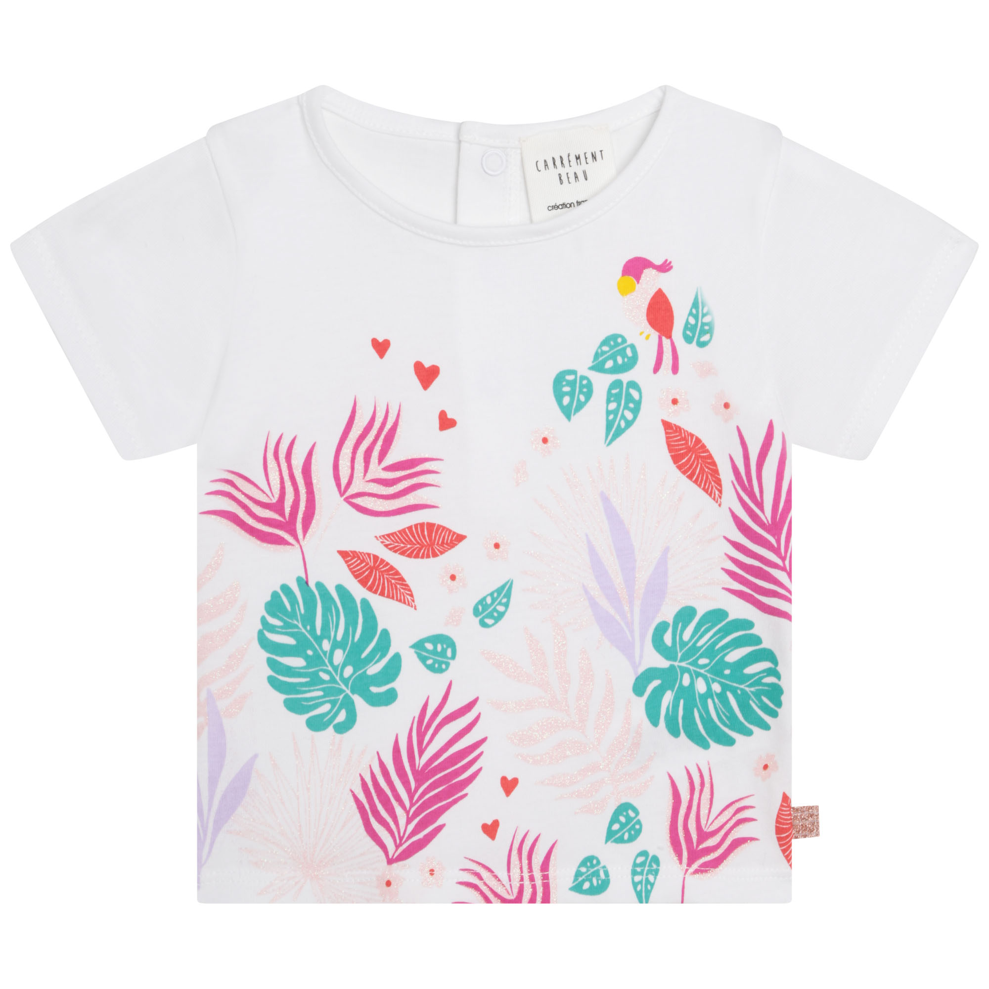 Round-neck T-shirt with print CARREMENT BEAU for GIRL