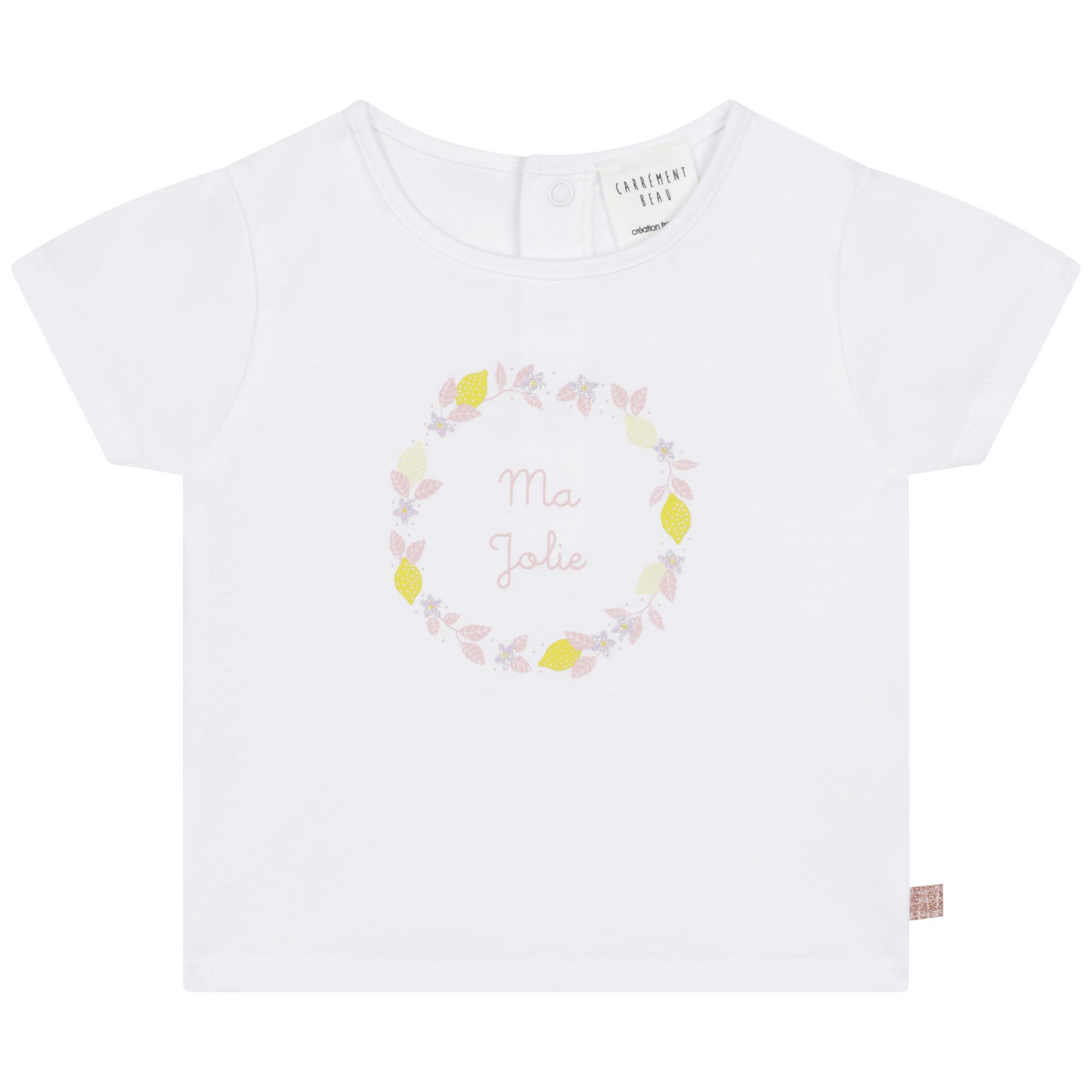 Lemon print T-shirt CARREMENT BEAU for GIRL