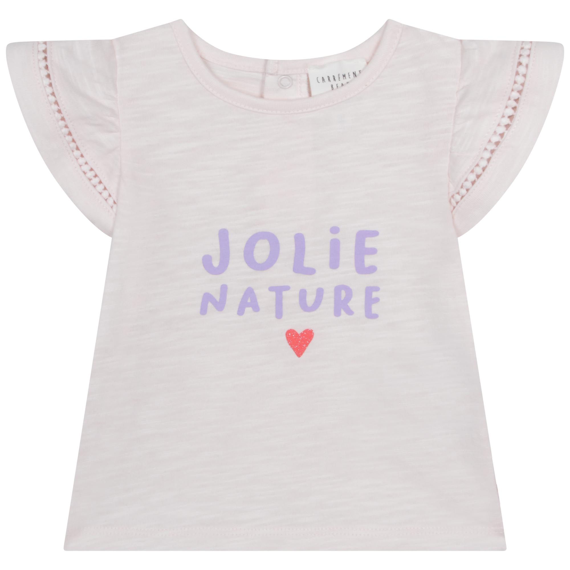 T-shirt with novelty sleeves CARREMENT BEAU for GIRL