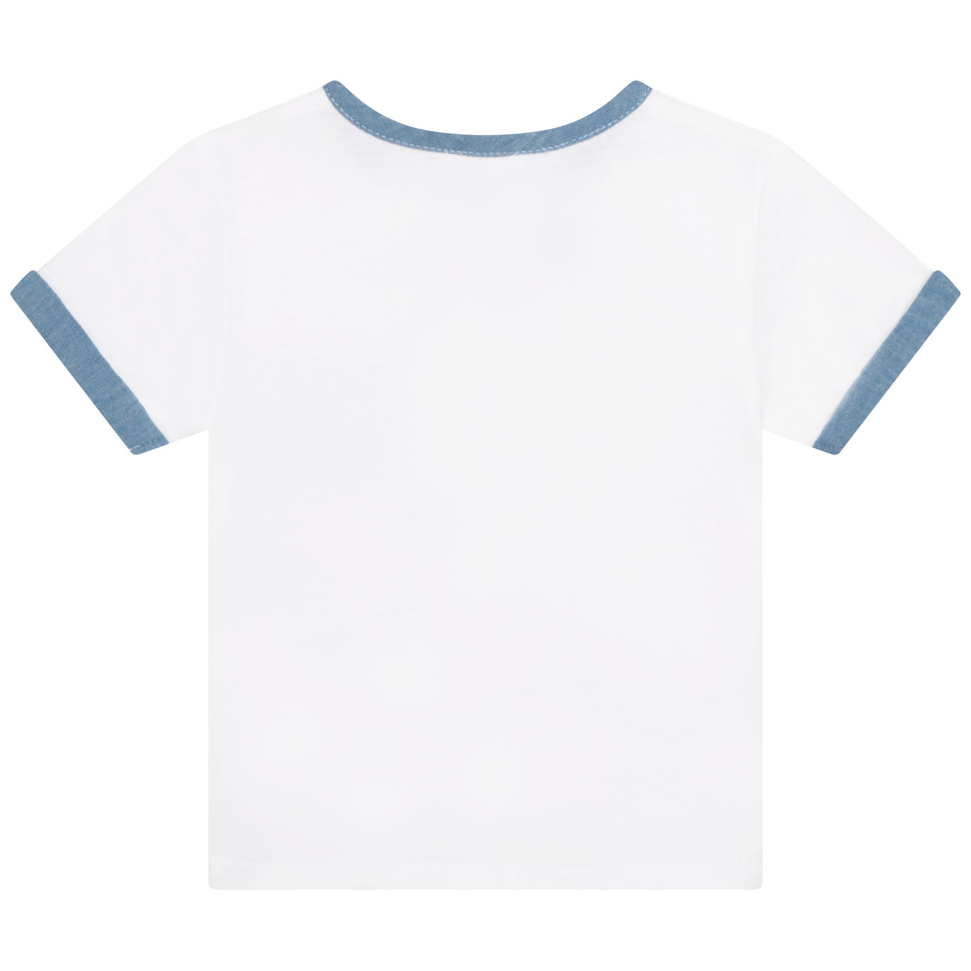 T-shirt bimateriale con tasca CARREMENT BEAU Per RAGAZZO