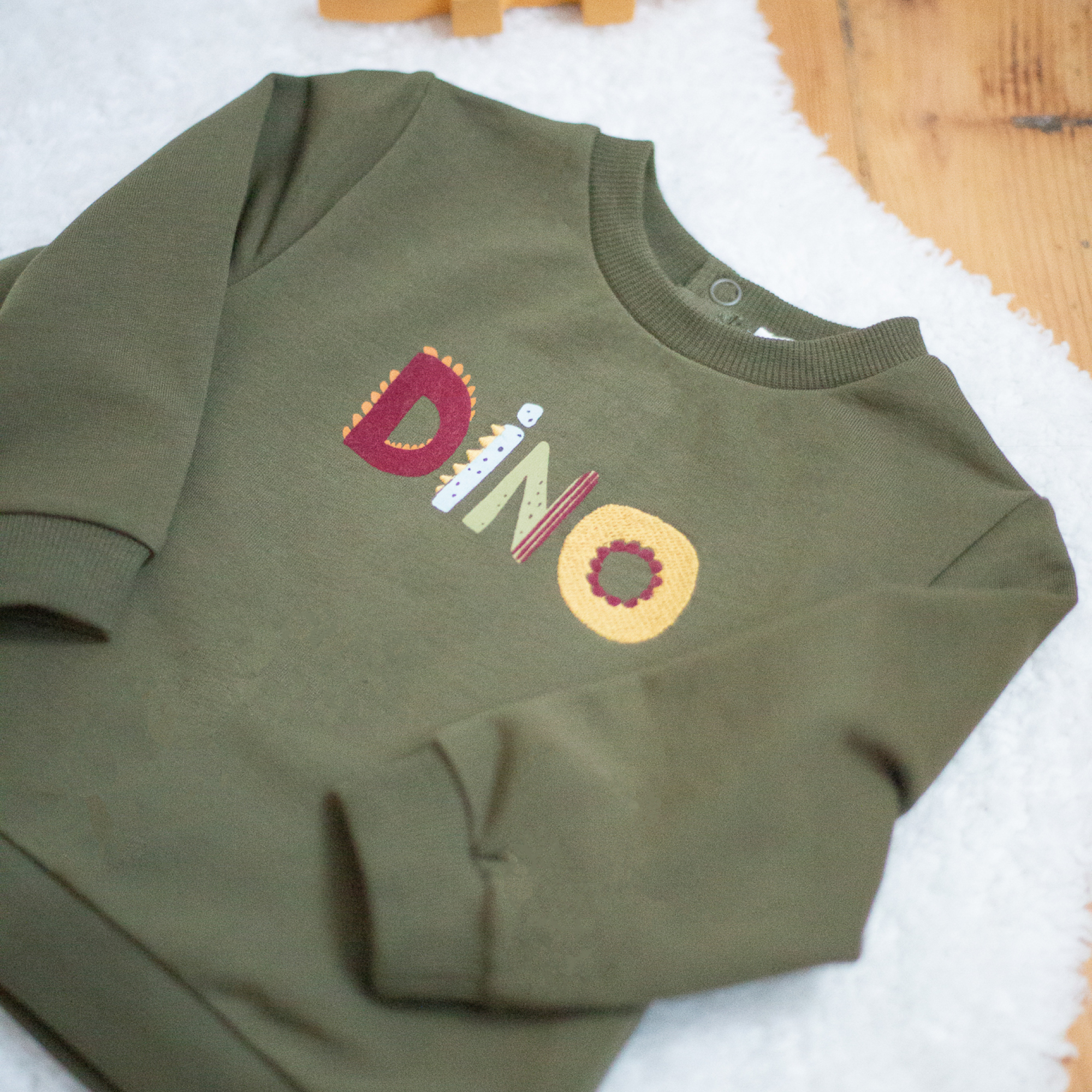 Sweater mit dino-print CARREMENT BEAU Für JUNGE
