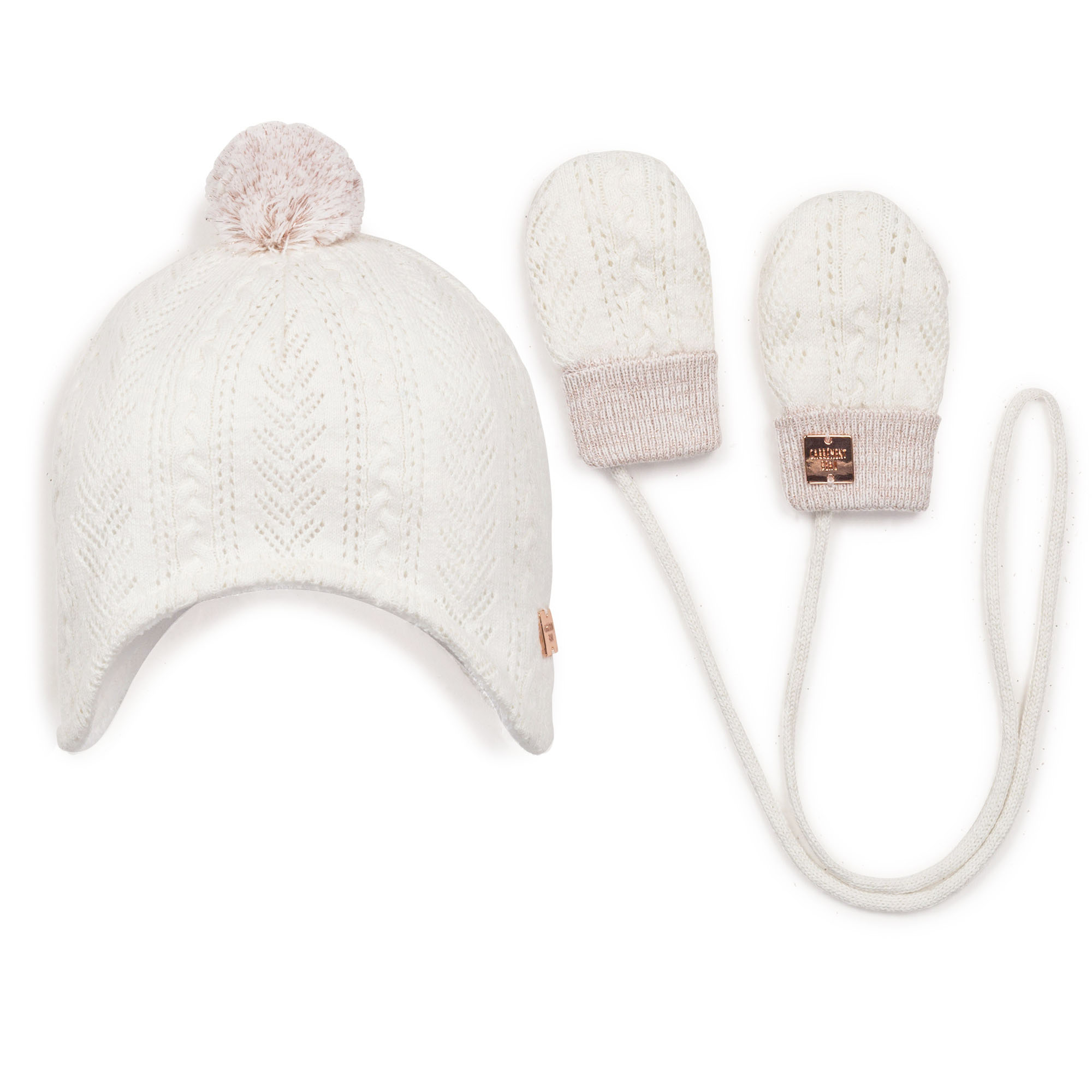 Hat and mittens set CARREMENT BEAU for GIRL