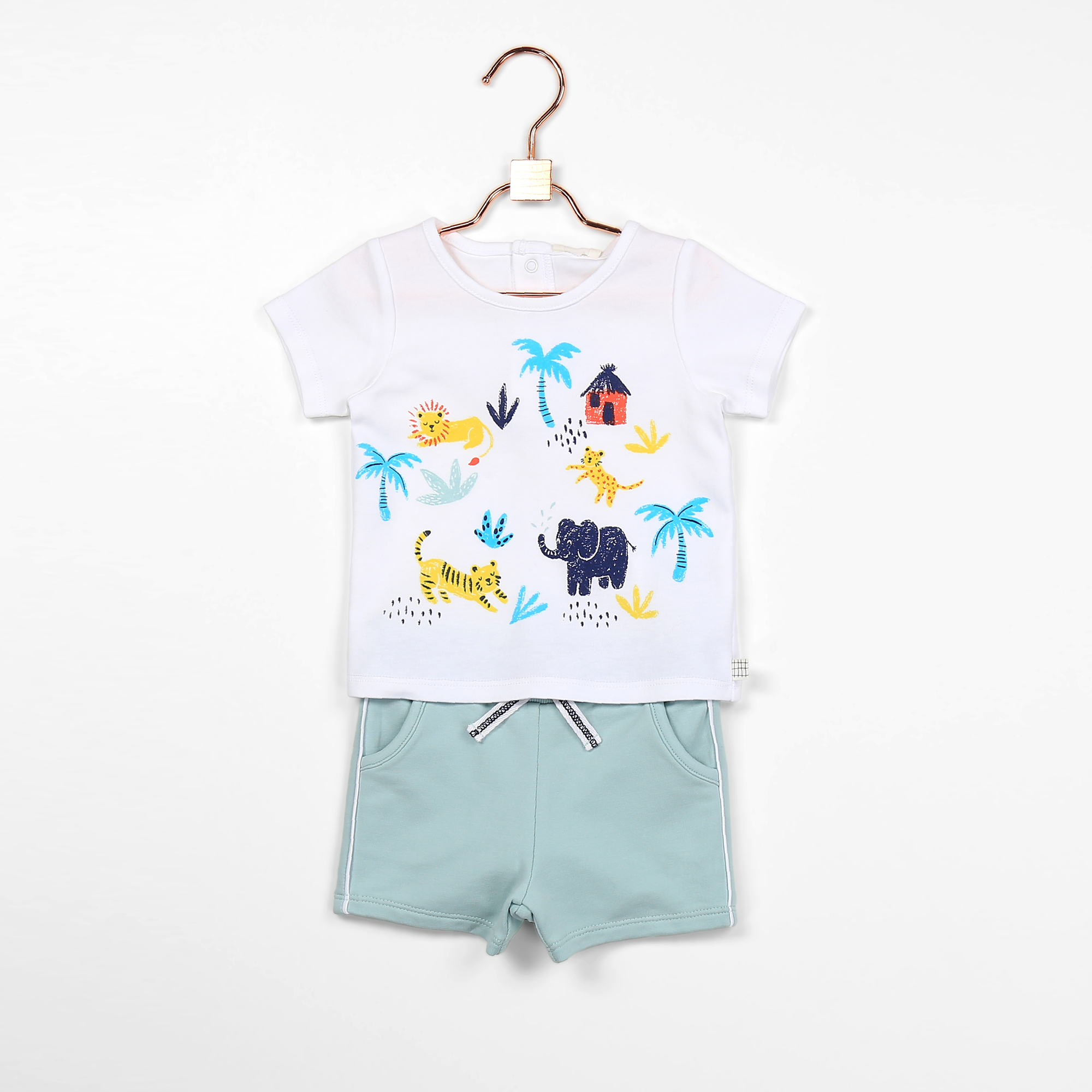 Cotton shorts and T-shirt set CARREMENT BEAU for BOY