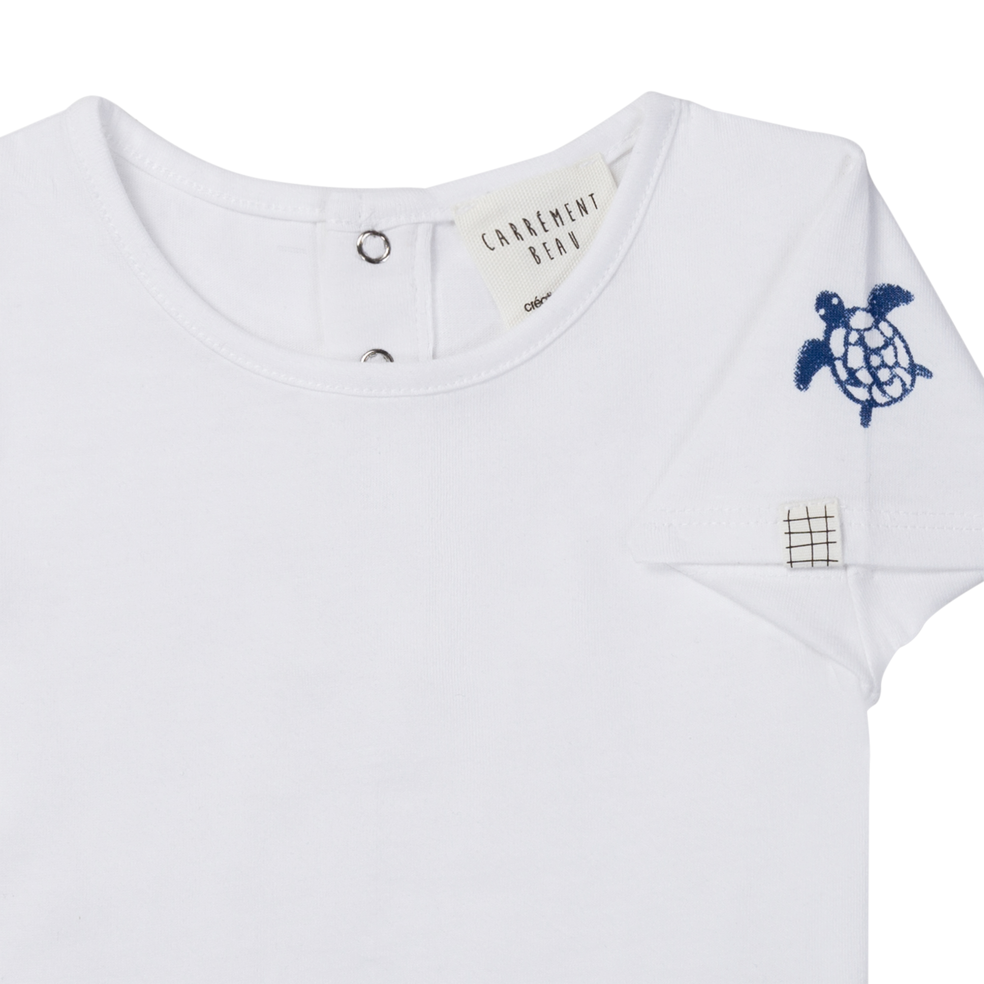Peto y camiseta de algodón CARREMENT BEAU para NIÑO