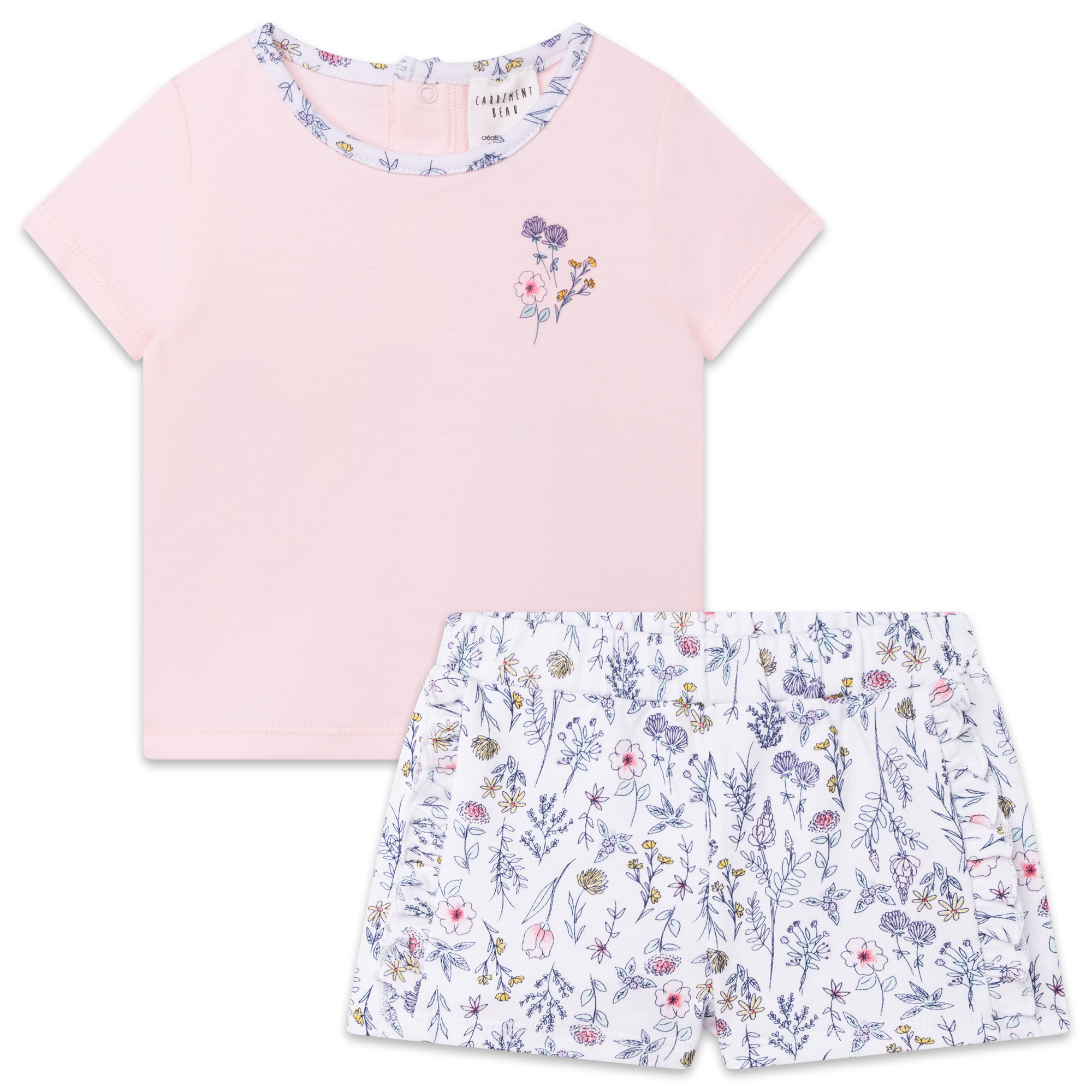 T-shirt and shorts set CARREMENT BEAU for GIRL