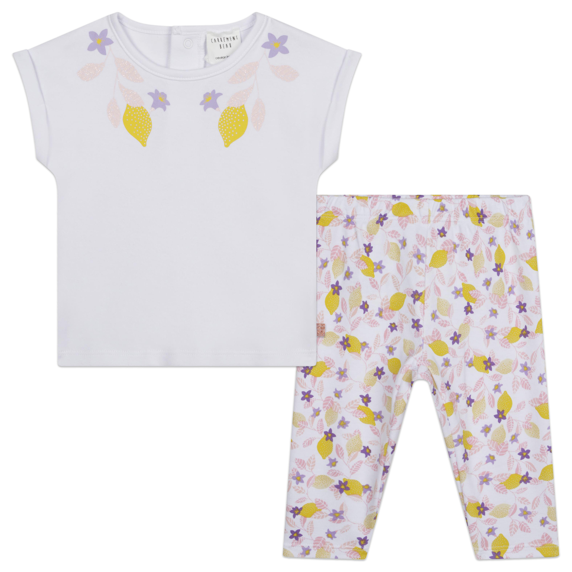 Cotton T-shirt and leggings CARREMENT BEAU for GIRL