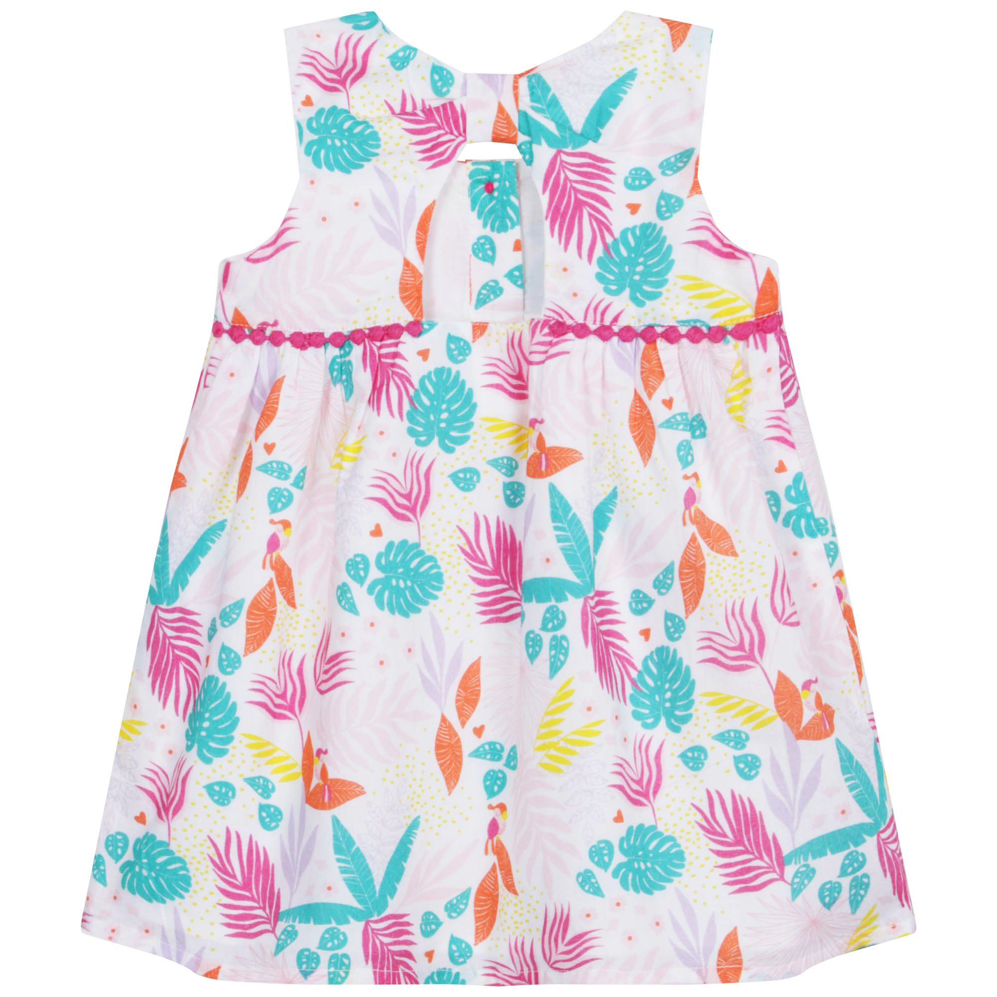 Percale dress and headband CARREMENT BEAU for GIRL