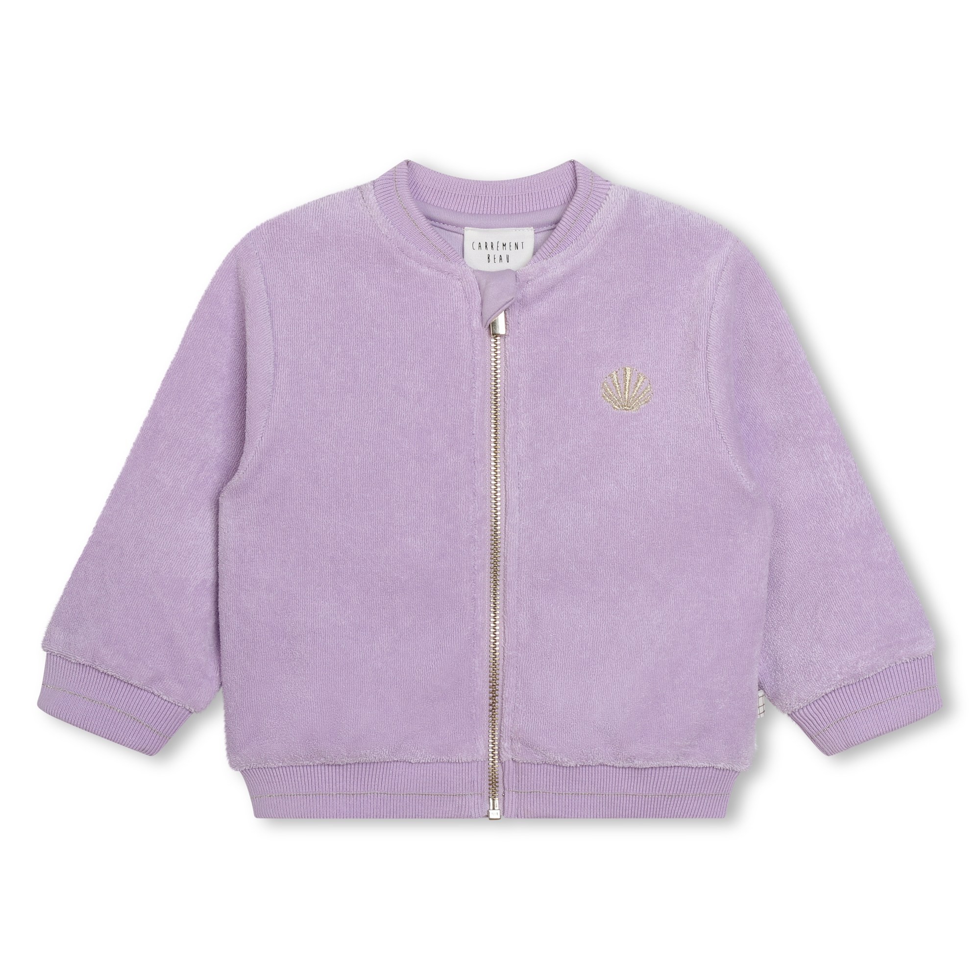 Zip-up terry cloth cardigan CARREMENT BEAU for GIRL