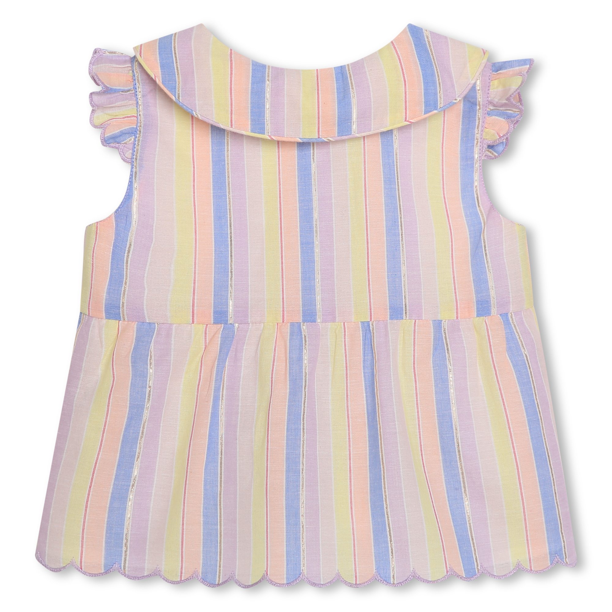 Striped sleeveless blouse CARREMENT BEAU for GIRL