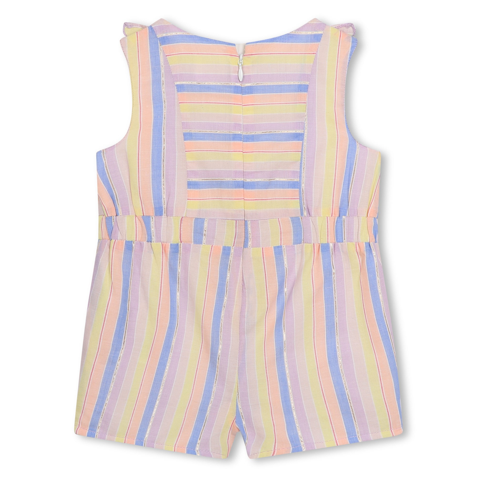 Cotton percale short romper CARREMENT BEAU for GIRL