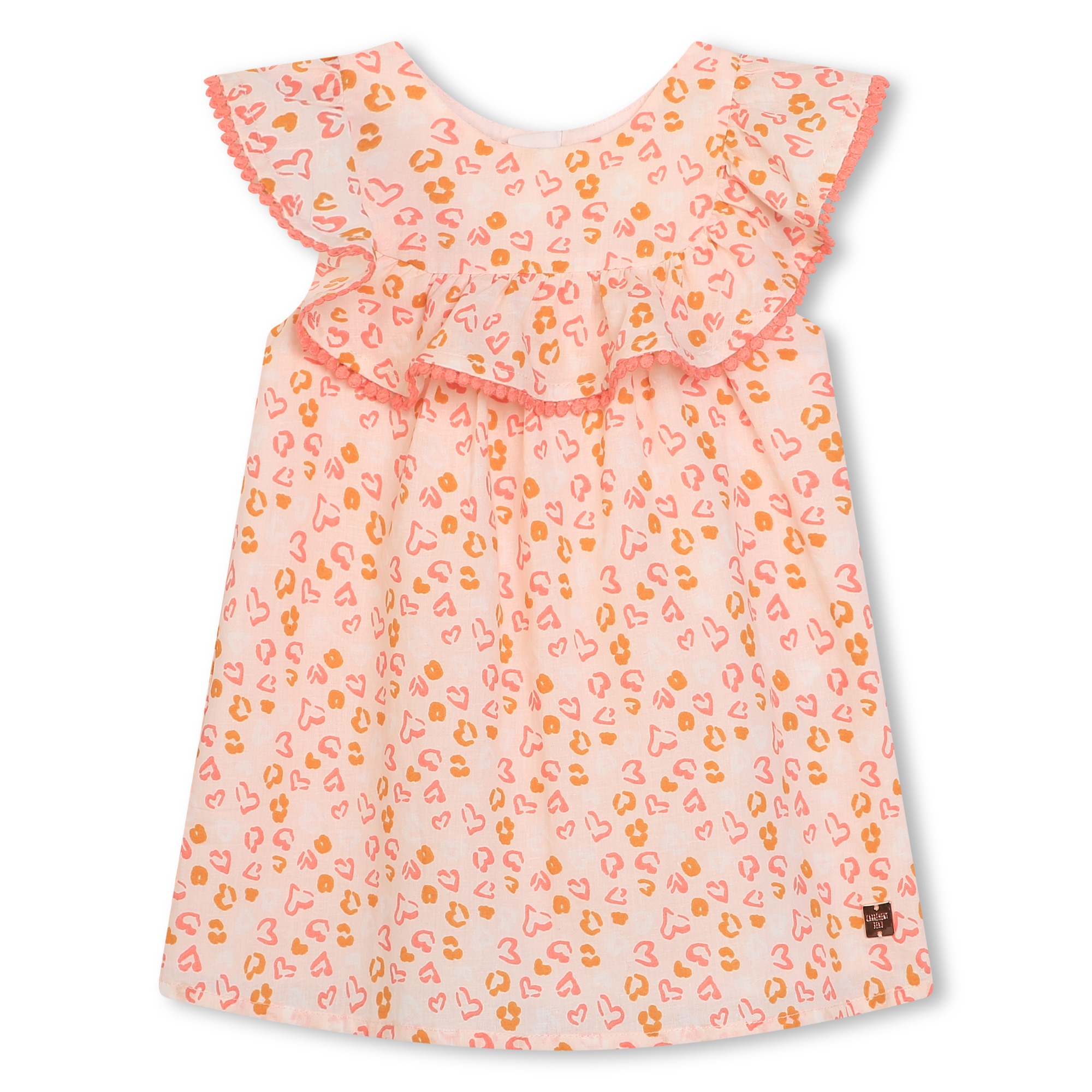 Cotton percale dress CARREMENT BEAU for GIRL