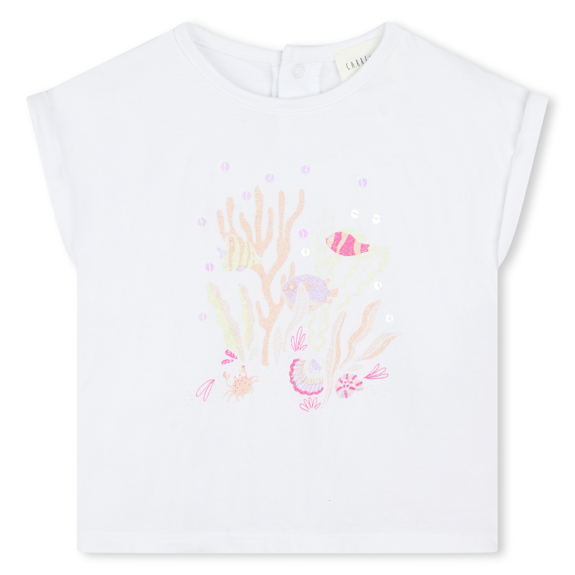 T-shirt with fish print CARREMENT BEAU for GIRL