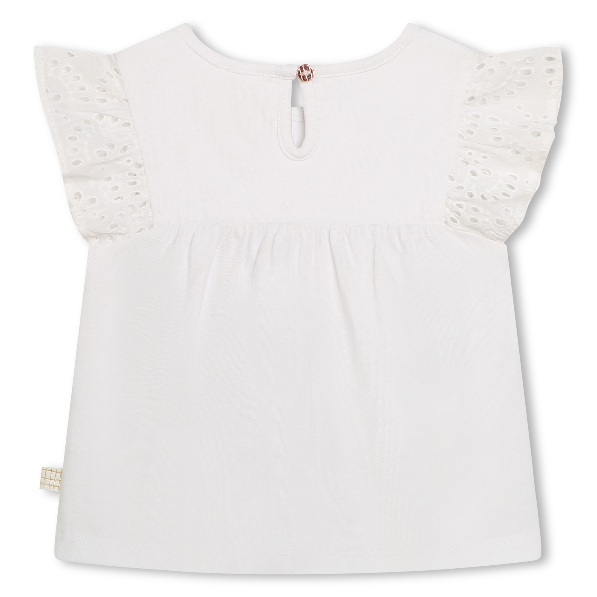 T-shirt with broderie anglaise CARREMENT BEAU for GIRL