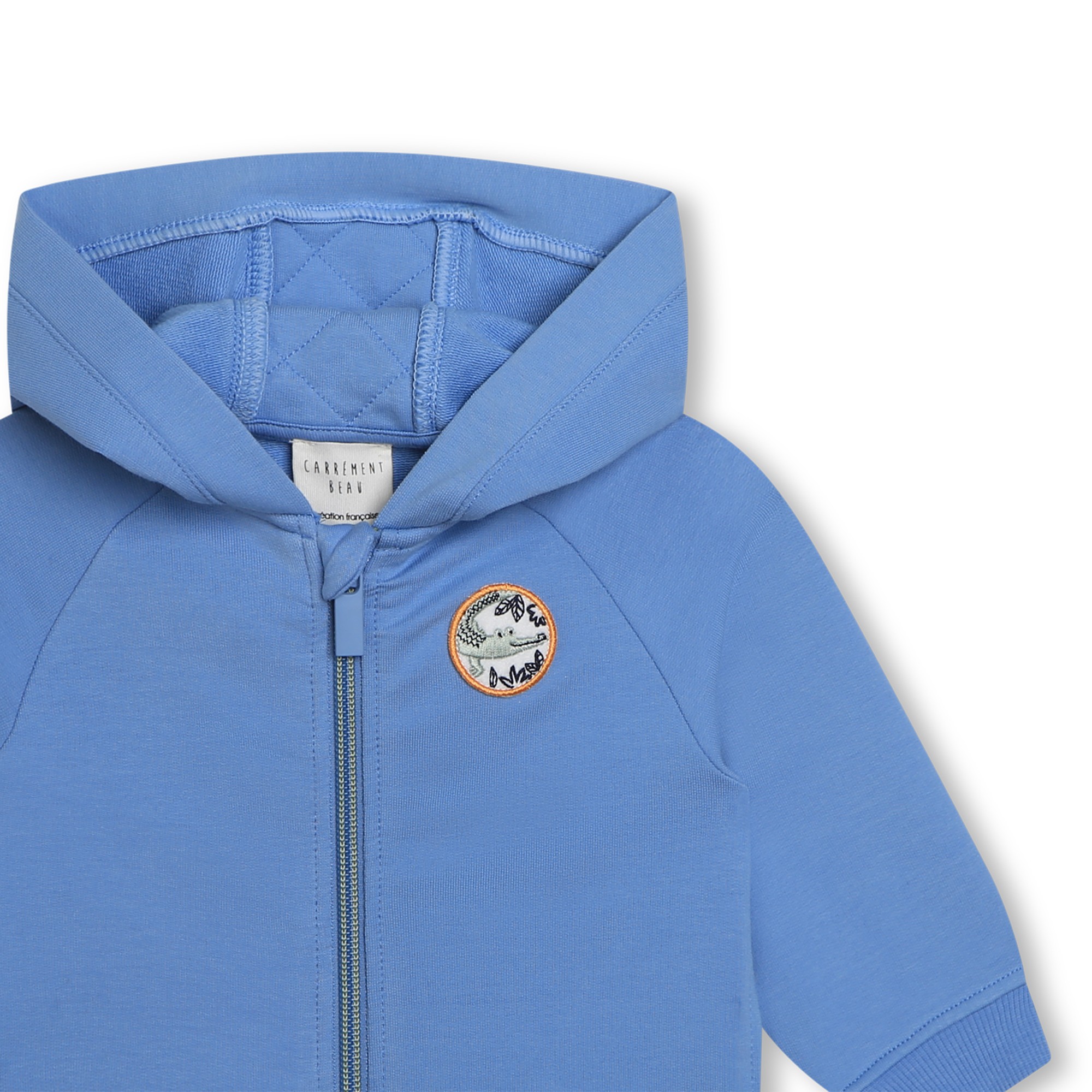 Zip-up fleece sweatshirt CARREMENT BEAU for BOY