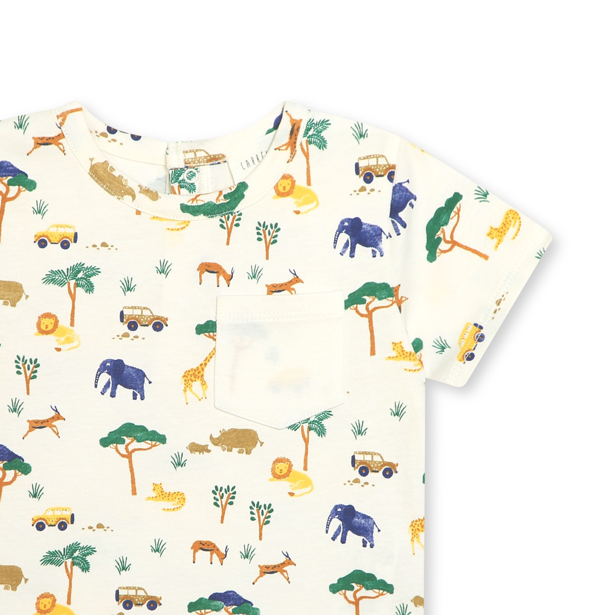 Patterned cotton T-shirt CARREMENT BEAU for BOY