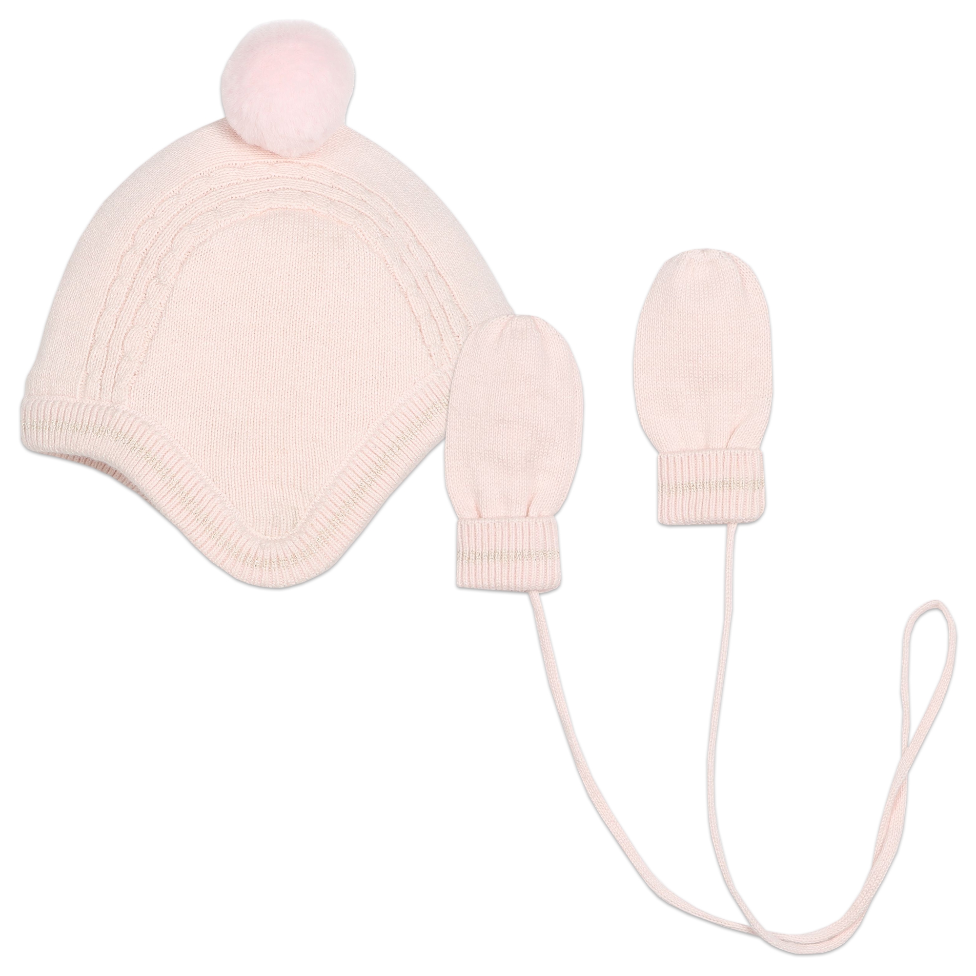 Ensemble bonnet + moufles CARREMENT BEAU pour FILLE