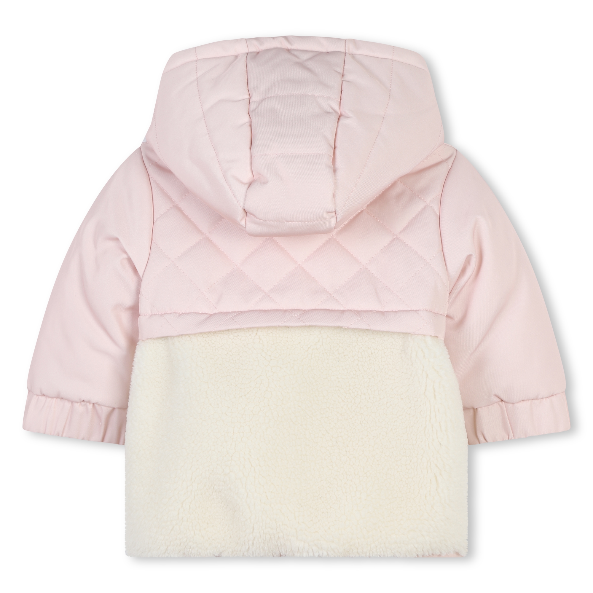 Manteau à capuche bimatière CARREMENT BEAU pour FILLE