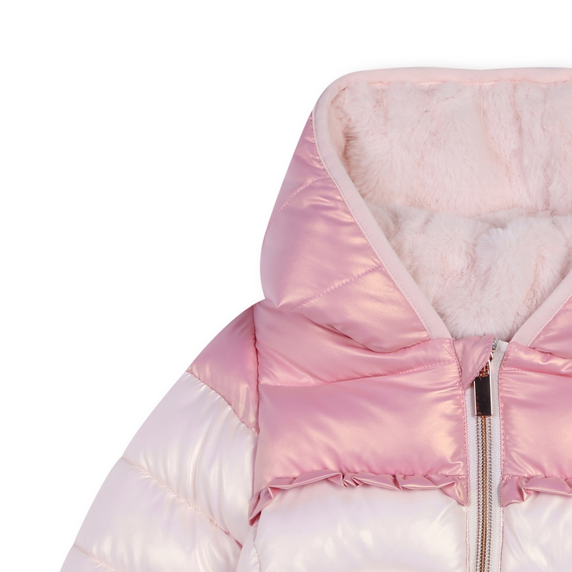 Shiny water-repellent parka CARREMENT BEAU for GIRL