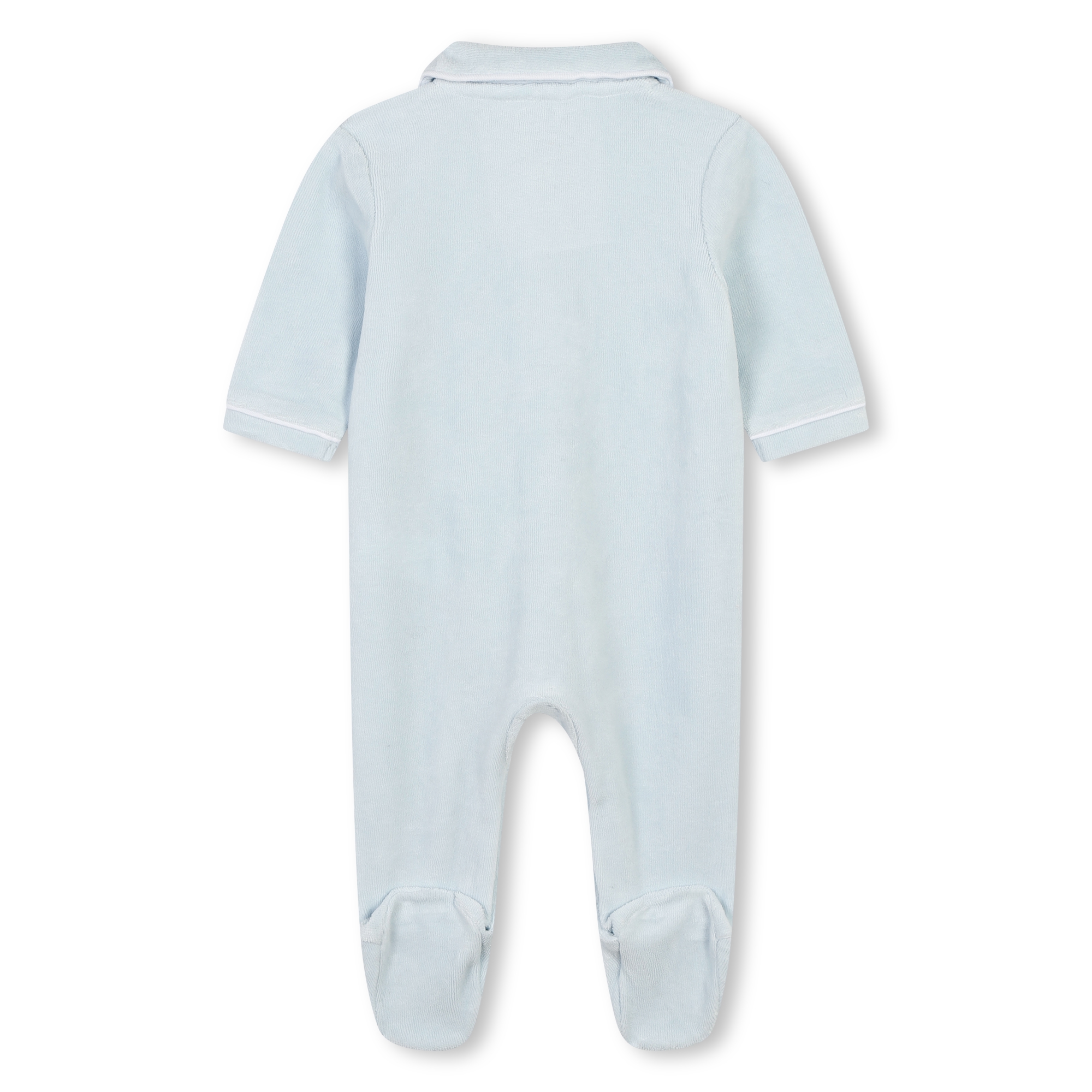 Pyjama velours brodé col polo CARREMENT BEAU pour GARCON