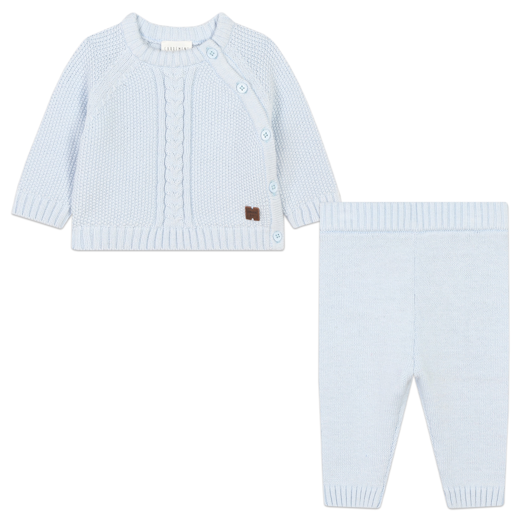 Cardigan et pantalon tricot CARREMENT BEAU pour GARCON