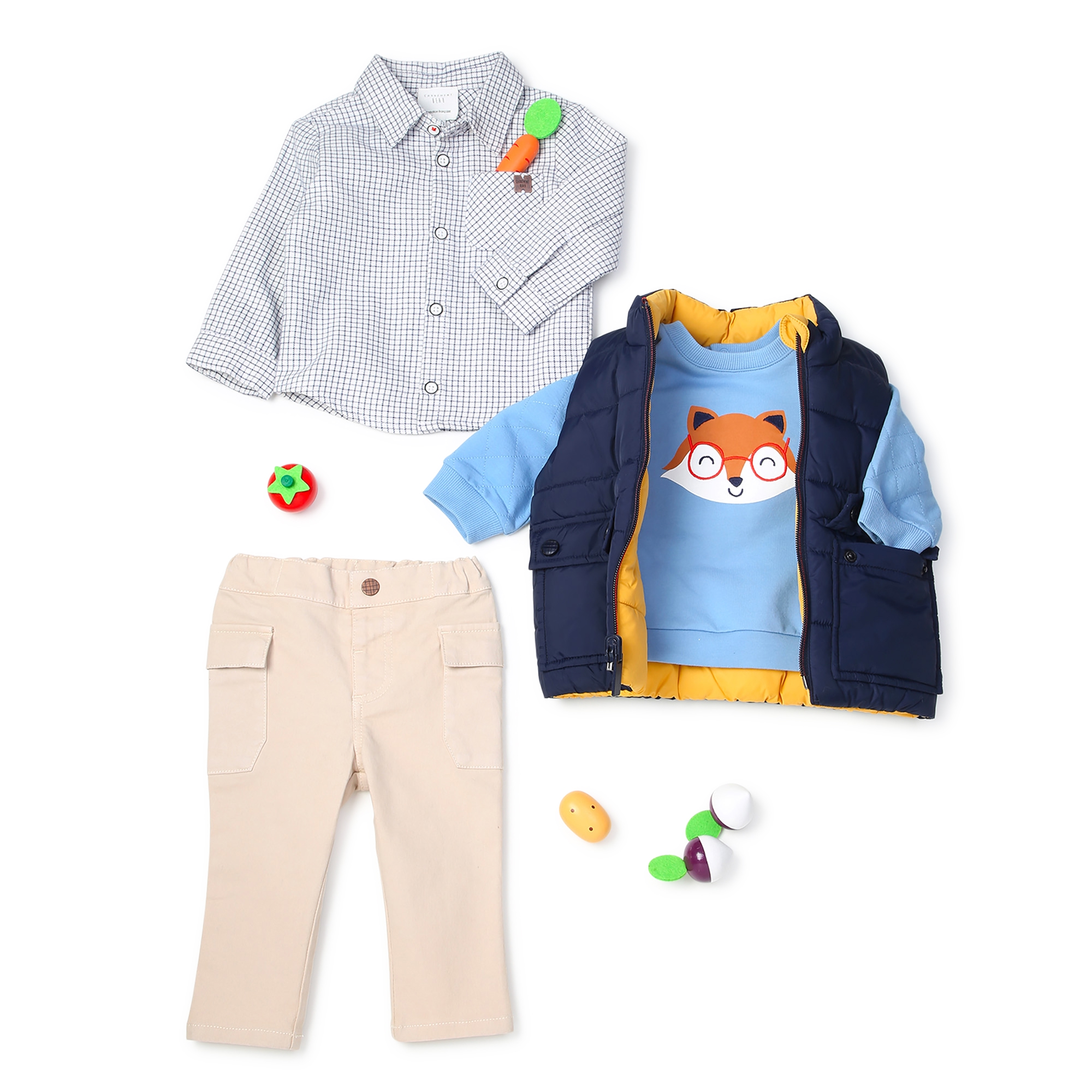 Pantalón chino con bolsillos CARREMENT BEAU para NIÑO