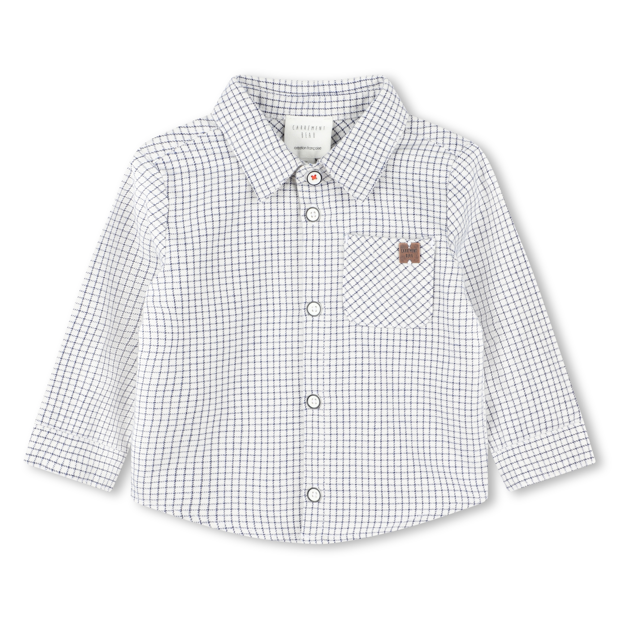 Camisa de franela con cuadros CARREMENT BEAU para NIÑO