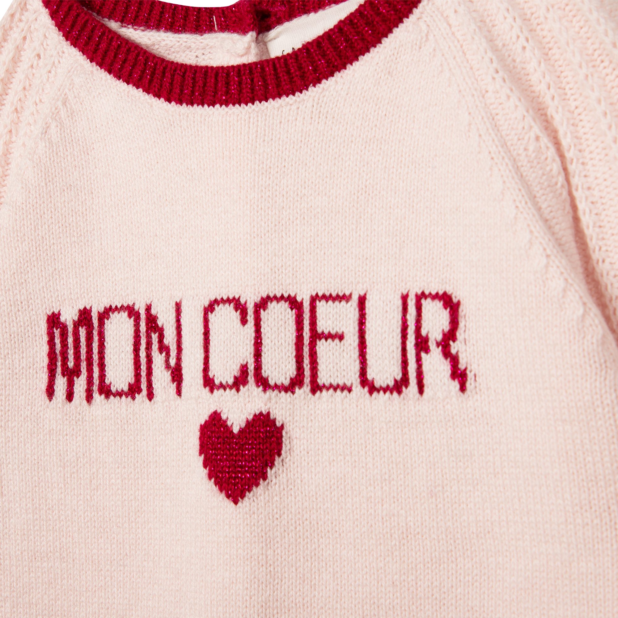 Combinaison tricot coton laine CARREMENT BEAU pour FILLE