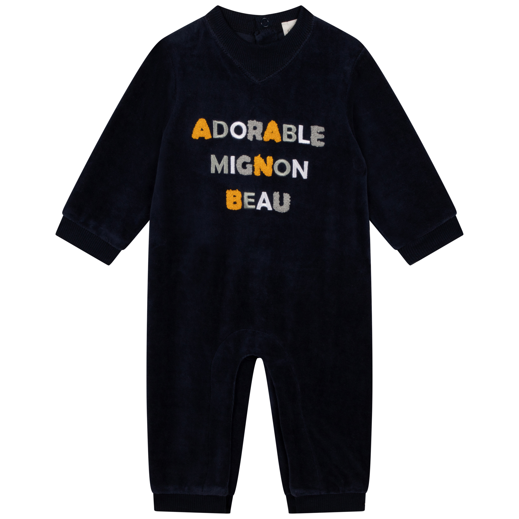 Velvet embroidered playsuit CARREMENT BEAU for BOY