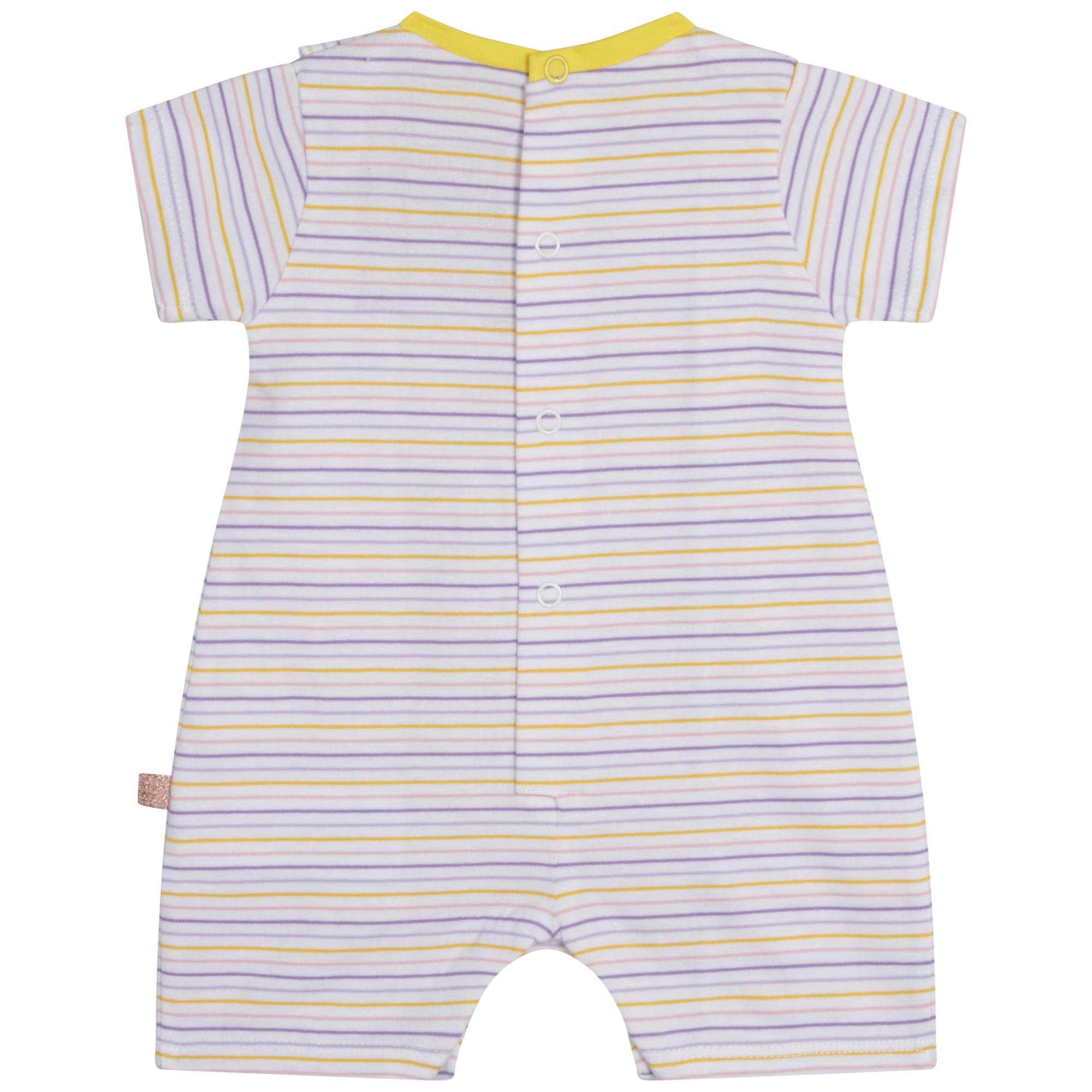 Striped cotton playsuit CARREMENT BEAU for GIRL