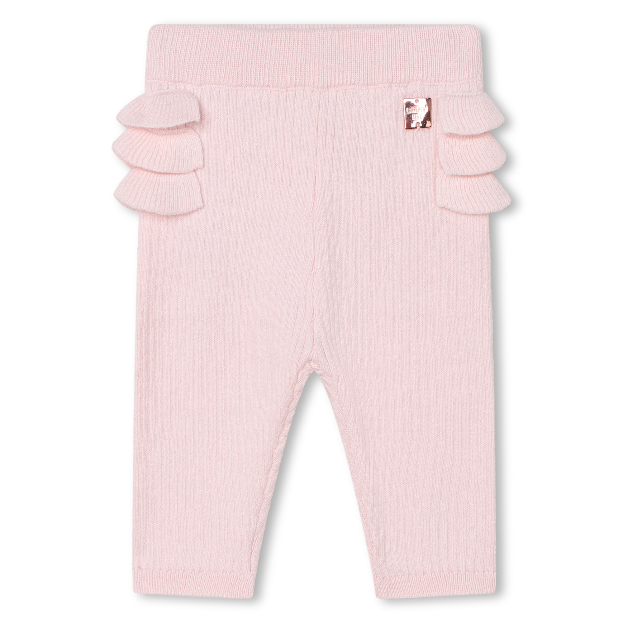 Tricot leggings with frills CARREMENT BEAU for GIRL