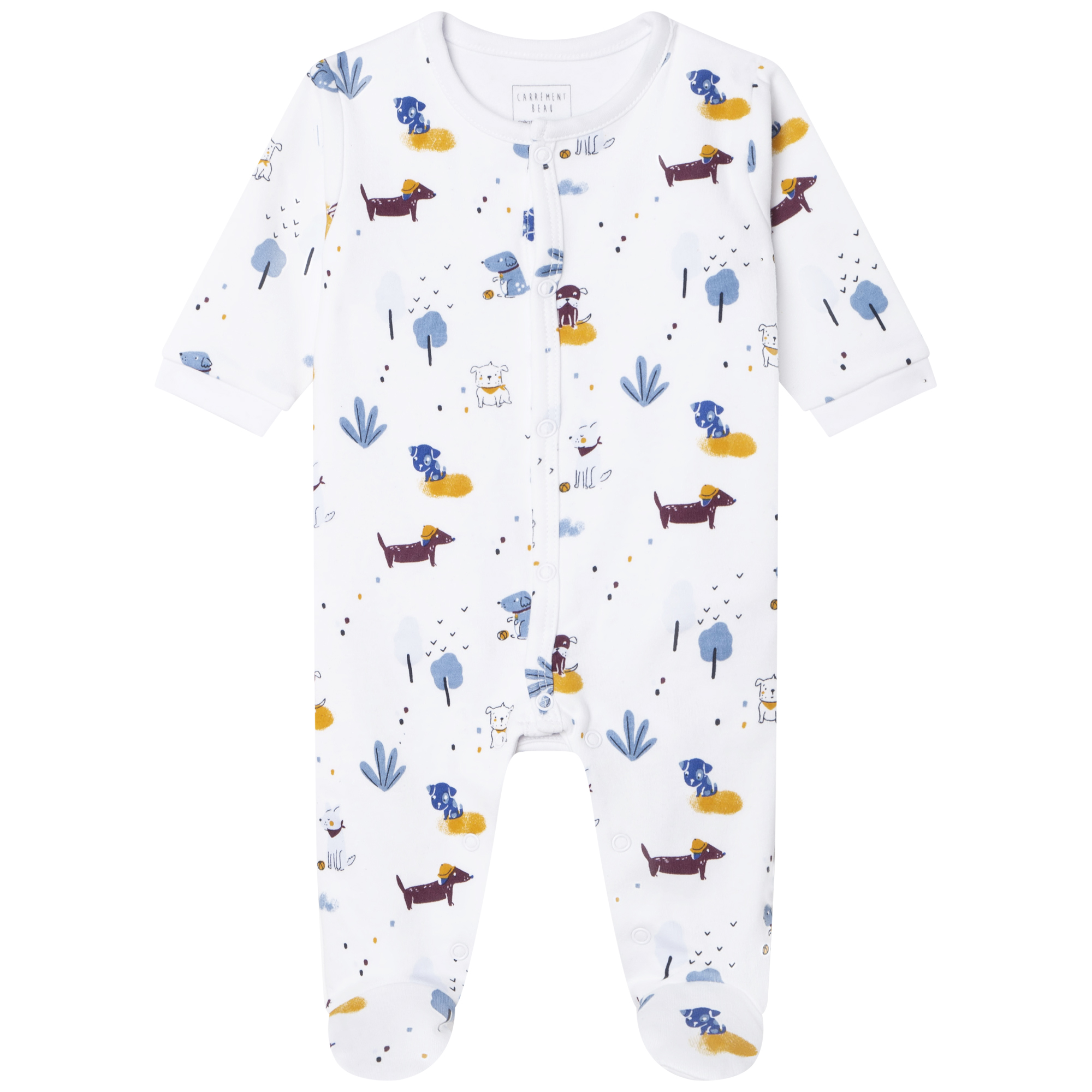 Patterned One-Piece Pajamas CARREMENT BEAU for BOY