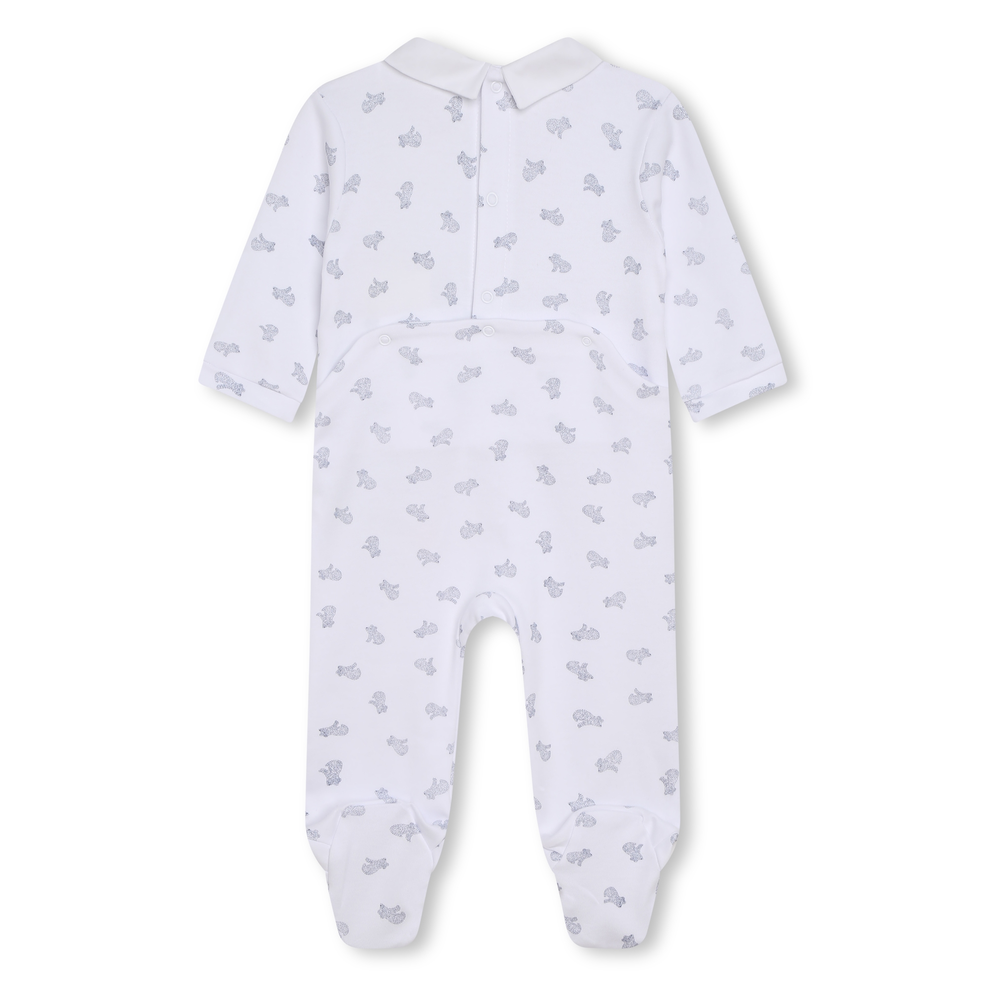 carrement beau pyjama en coton garcon 9m blanc