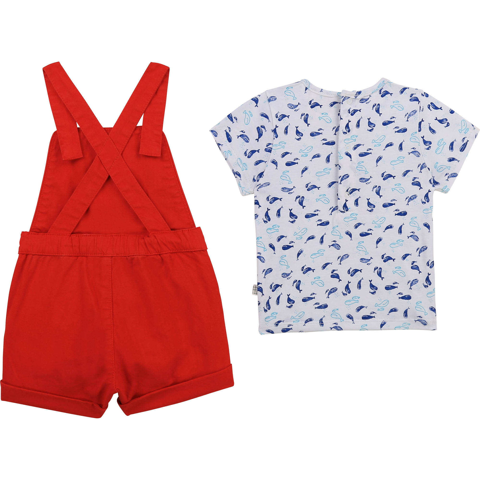 Dungarees and T-shirt set CARREMENT BEAU for BOY