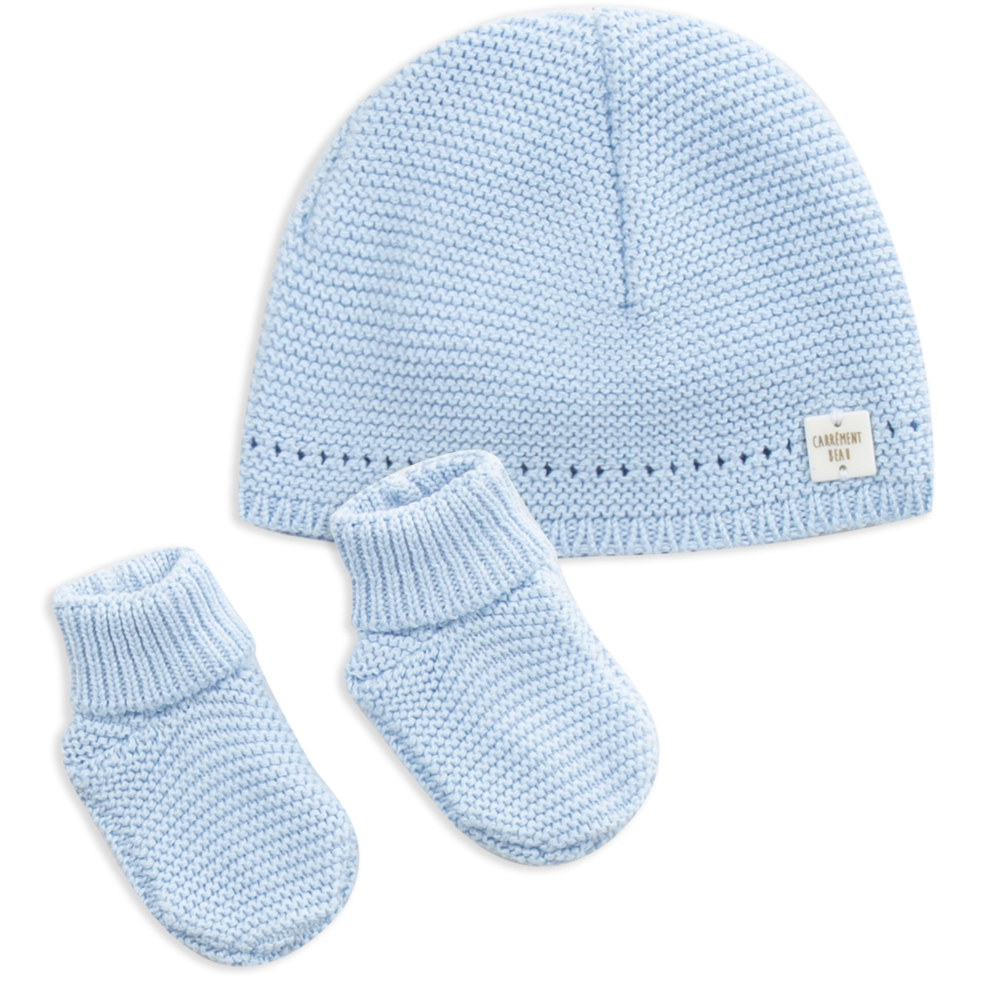 Beanie and booties set CARREMENT BEAU for BOY
