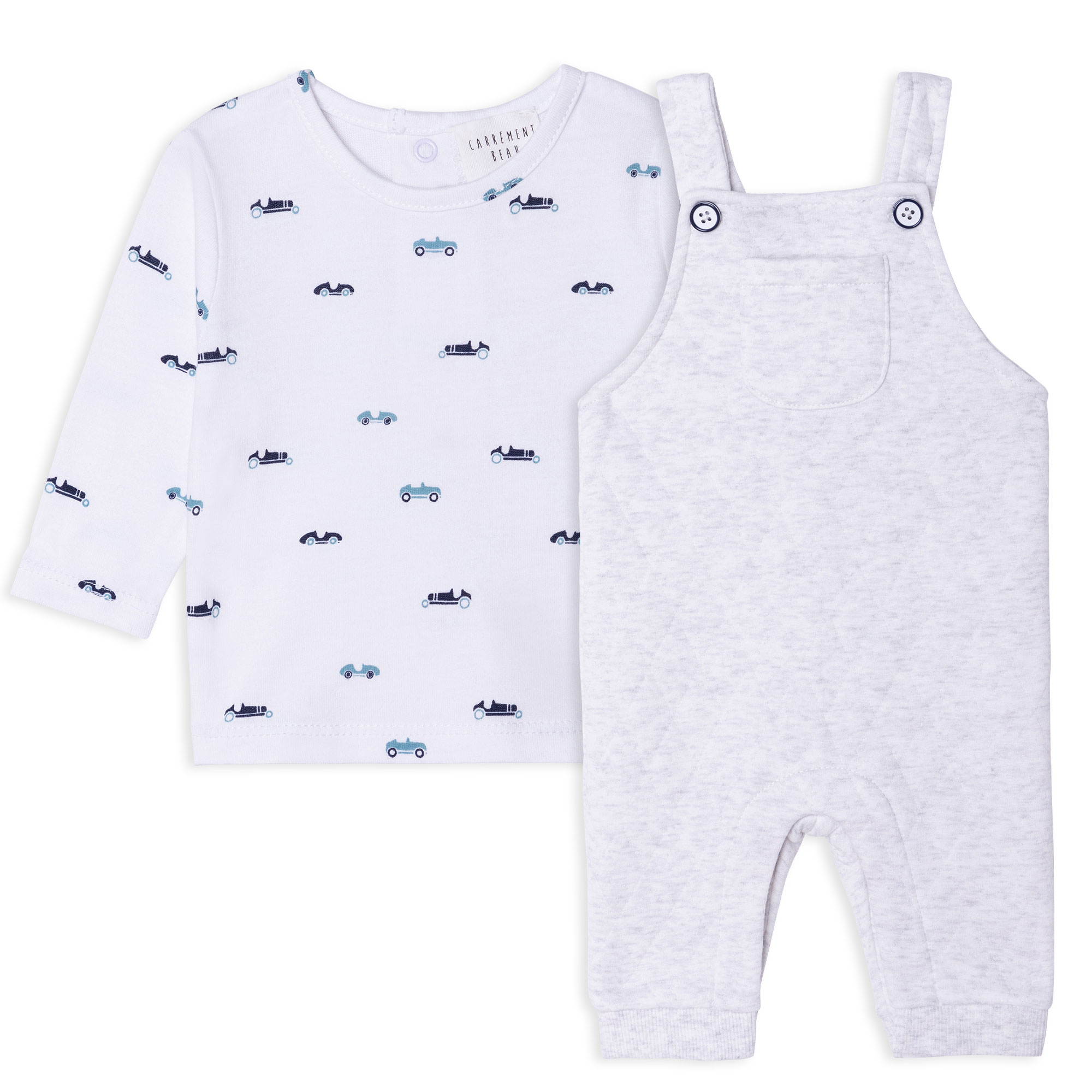 T-shirt and overalls set CARREMENT BEAU for BOY