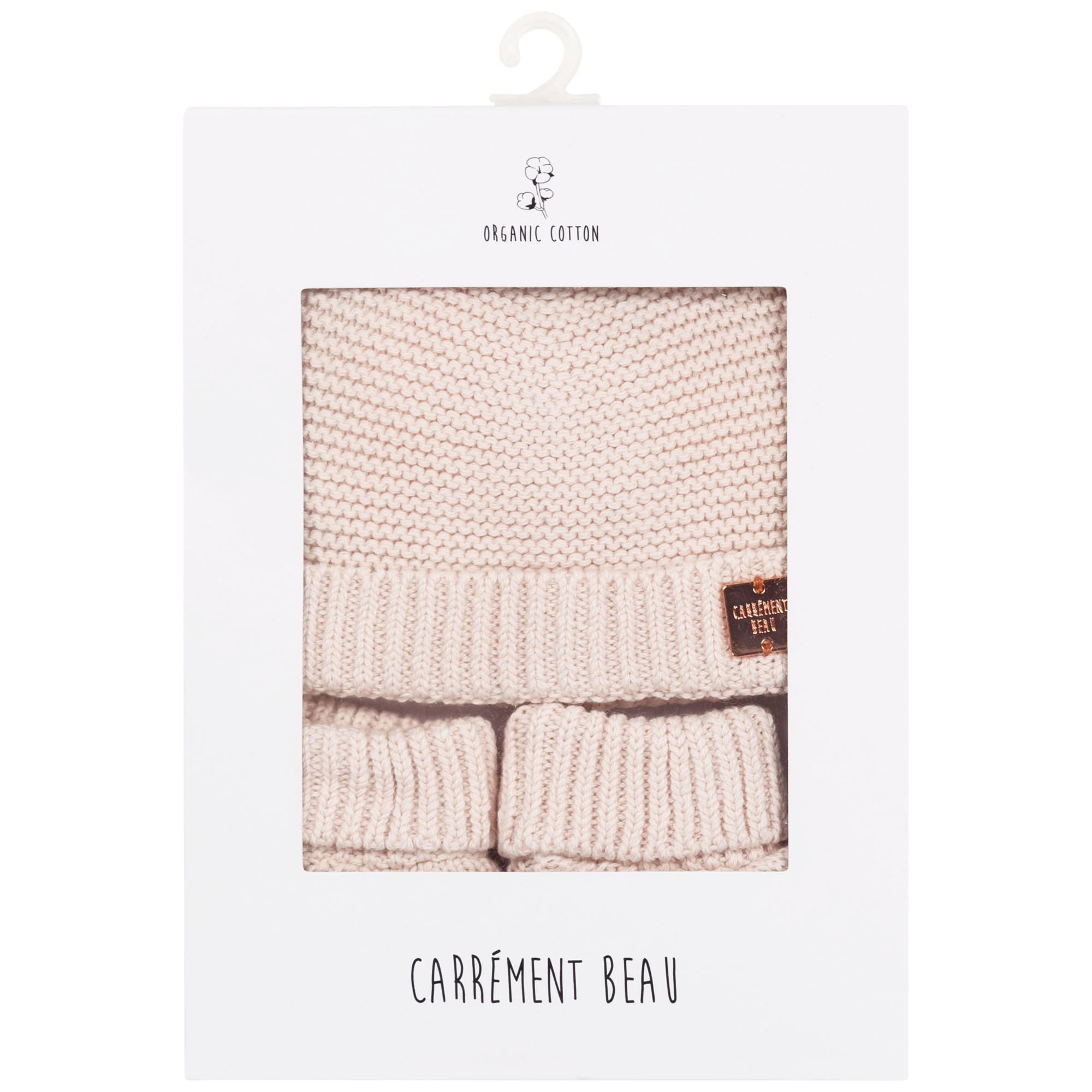 Tricot hat and booties CARREMENT BEAU for GIRL