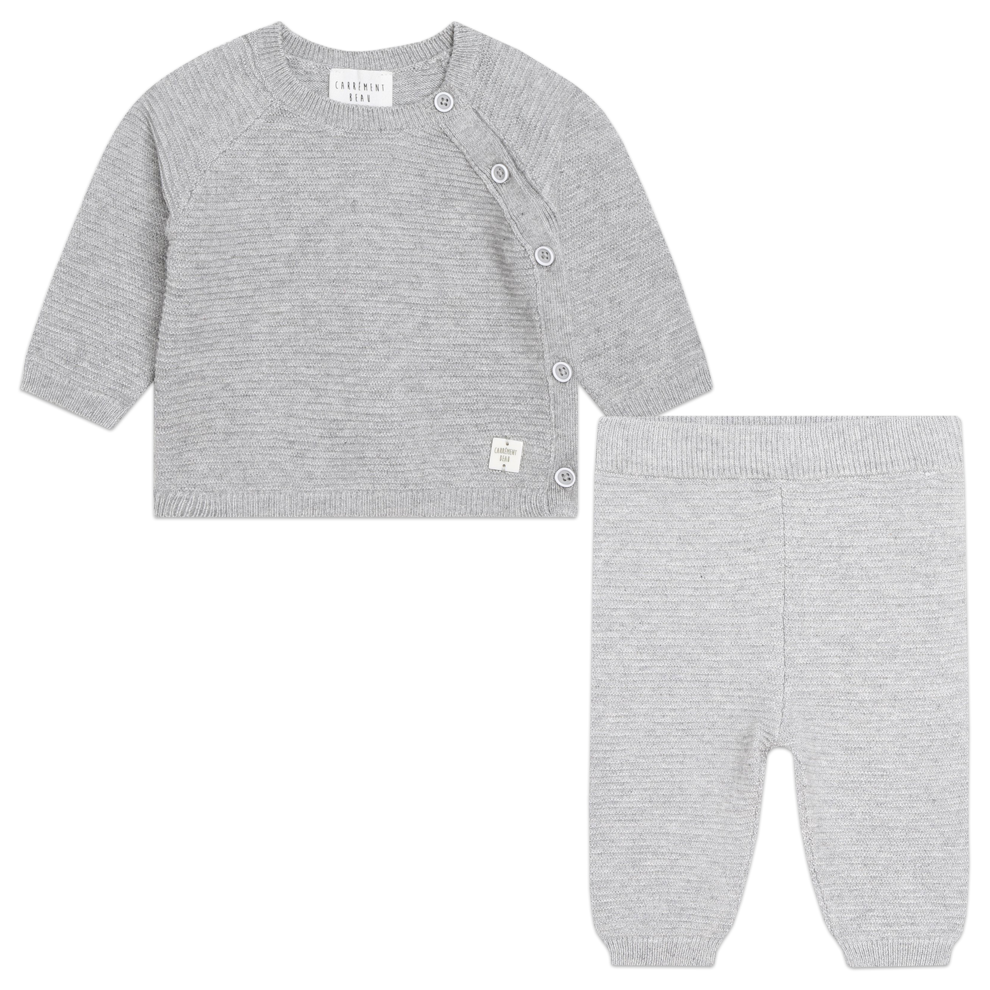 Knitted crop top and trousers CARREMENT BEAU for BOY