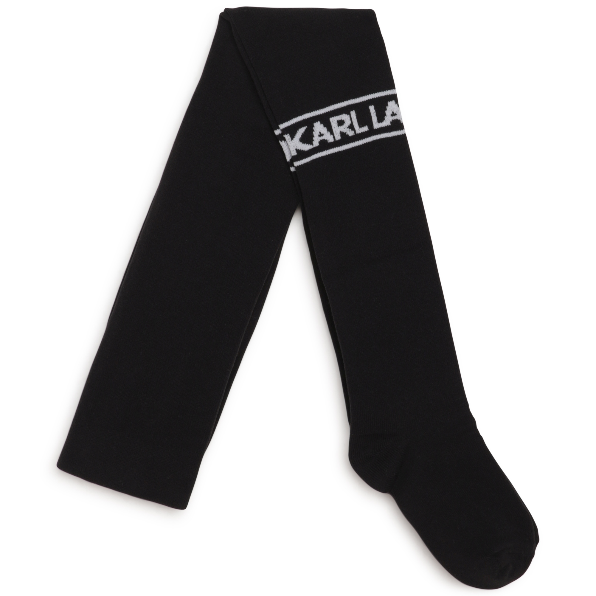 Tights with jacquard logo KARL LAGERFELD KIDS for GIRL