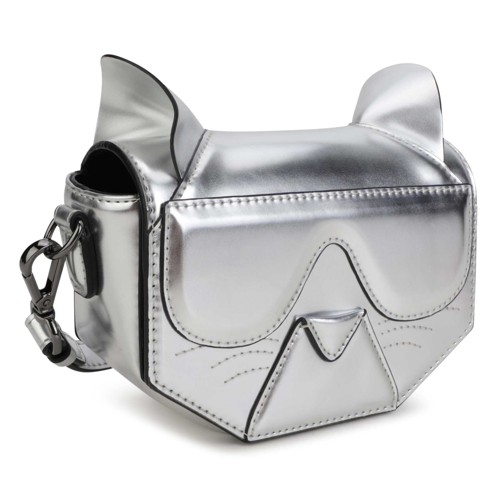 Sac à bandoulière chat verni KARL LAGERFELD KIDS pour FILLE