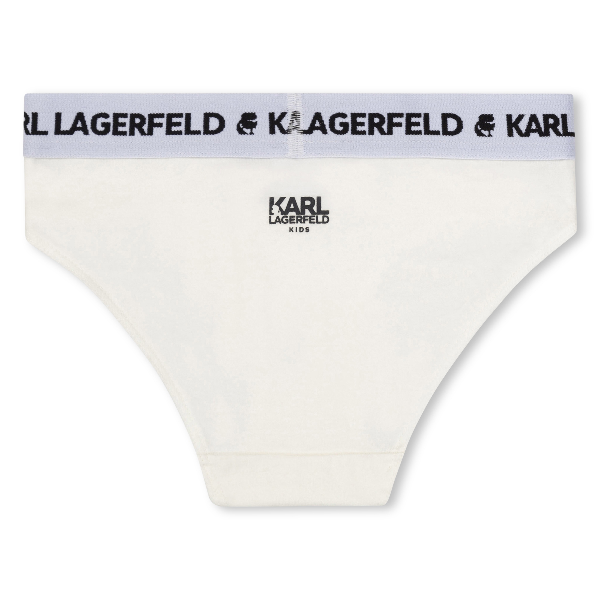 Set di slip con logo sul retro KARL LAGERFELD KIDS Per BAMBINA