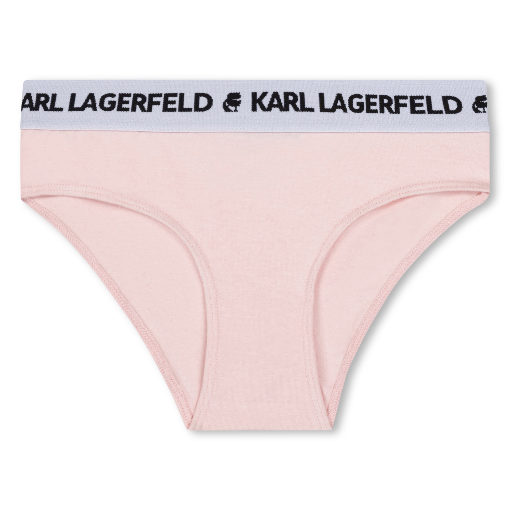 Set van 2 slips met merklogo KARL LAGERFELD KIDS Voor