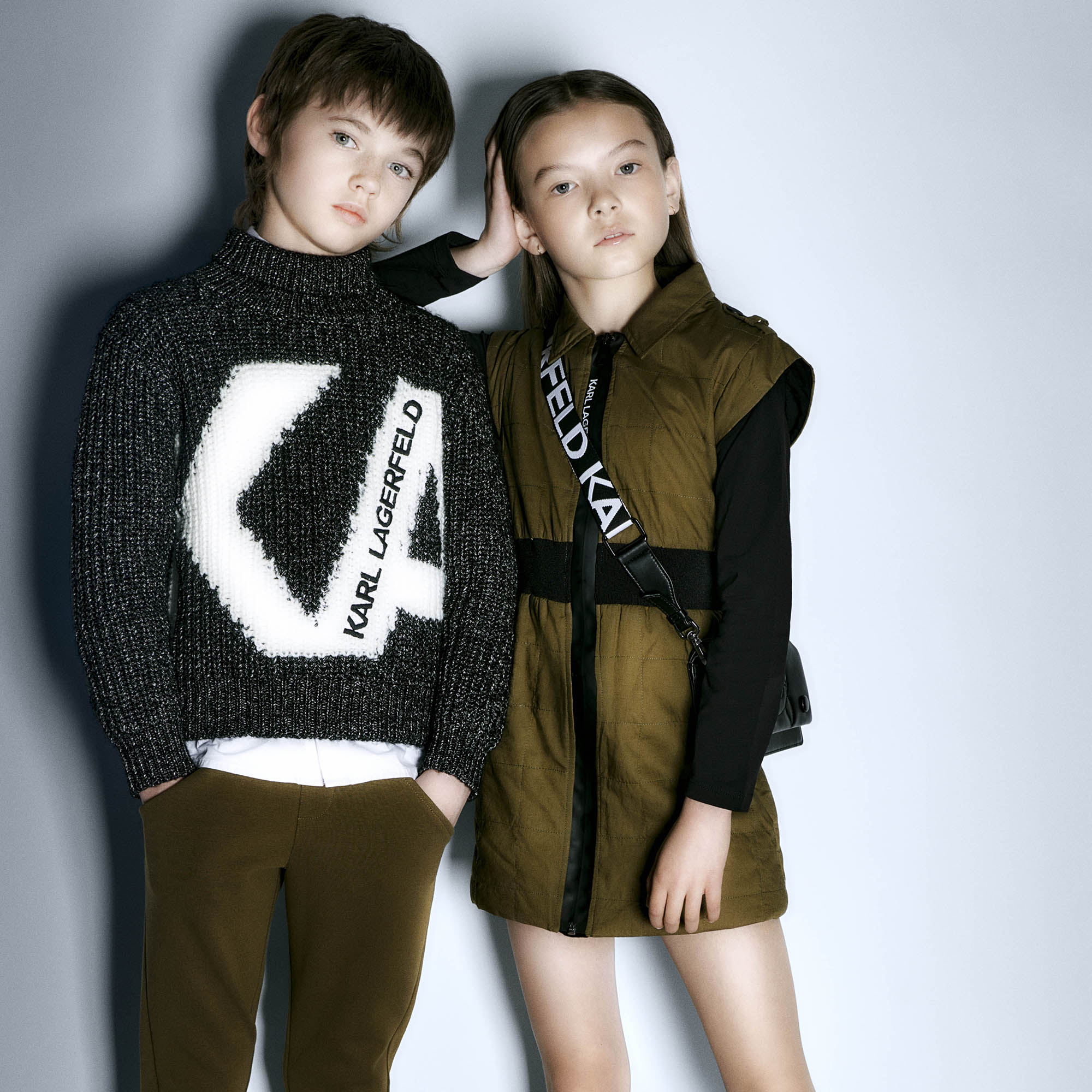 Sac à bandoulière avec motif KARL LAGERFELD KIDS pour FILLE