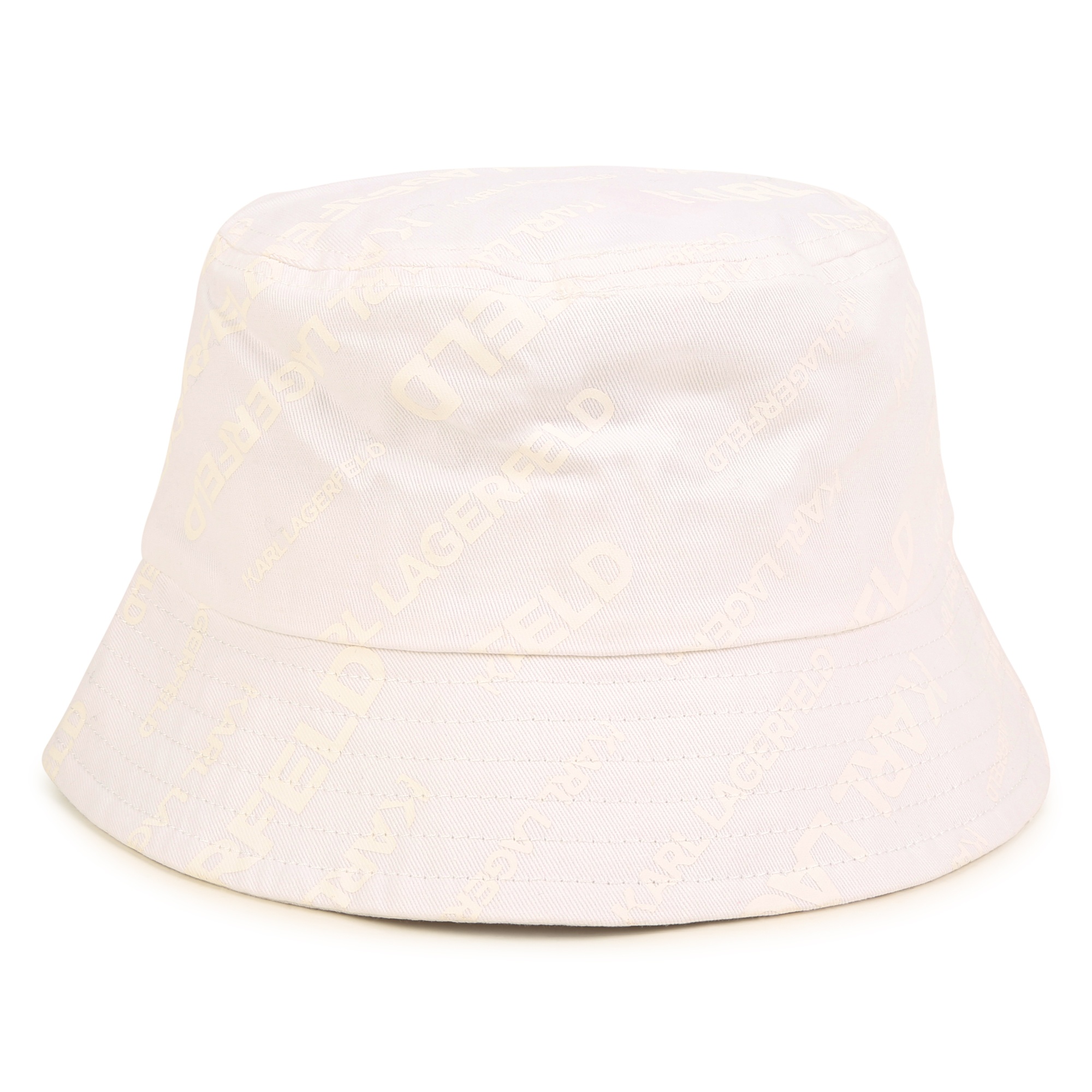 Printed cotton sun hat KARL LAGERFELD KIDS for GIRL
