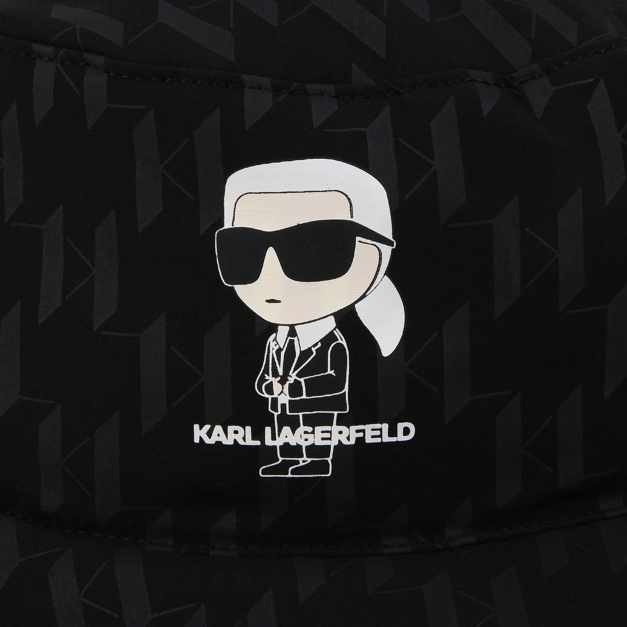 Sun hat with Karl print KARL LAGERFELD KIDS for GIRL